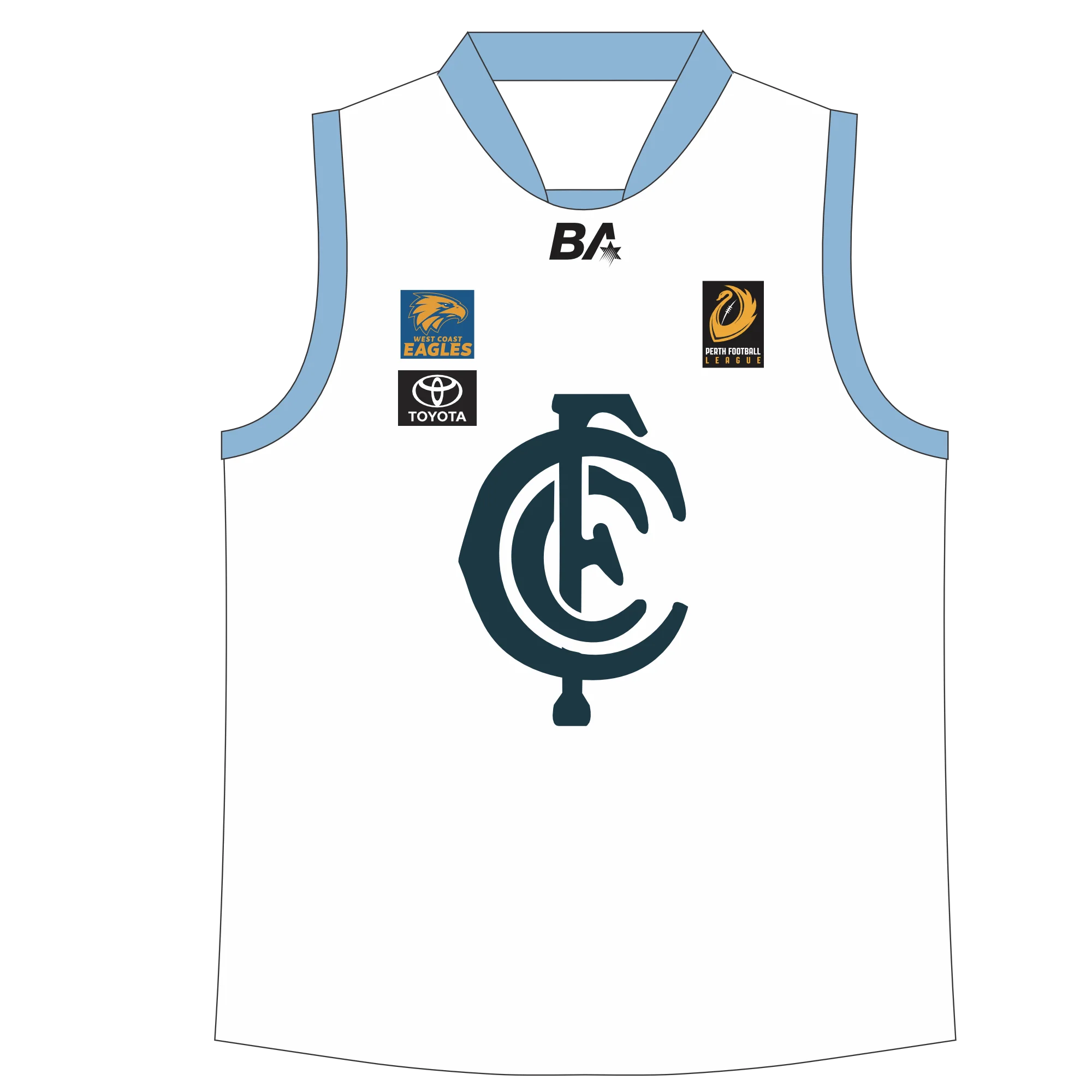 PFL24 Old Scotch Collegians FC | BA Womens Away Guernsey Local