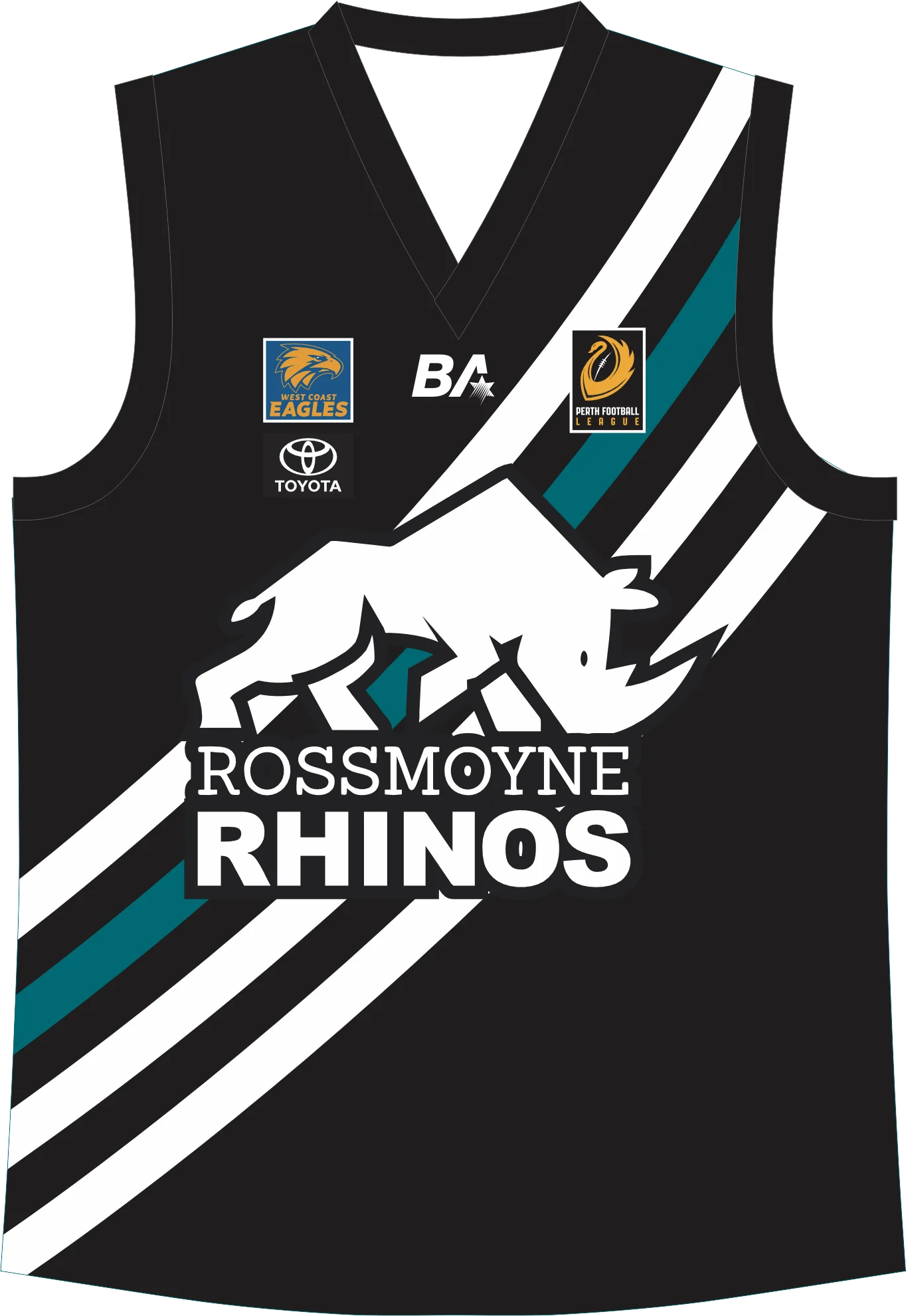 PFL23 Rossmoyne FC | BA Womens A Reversible Guernsey
