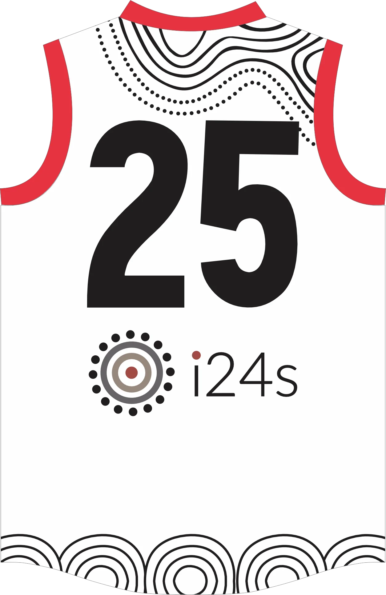 PFL23 Stirling Saints FC | BA Mens League Indigenous Guernsey - Image 2