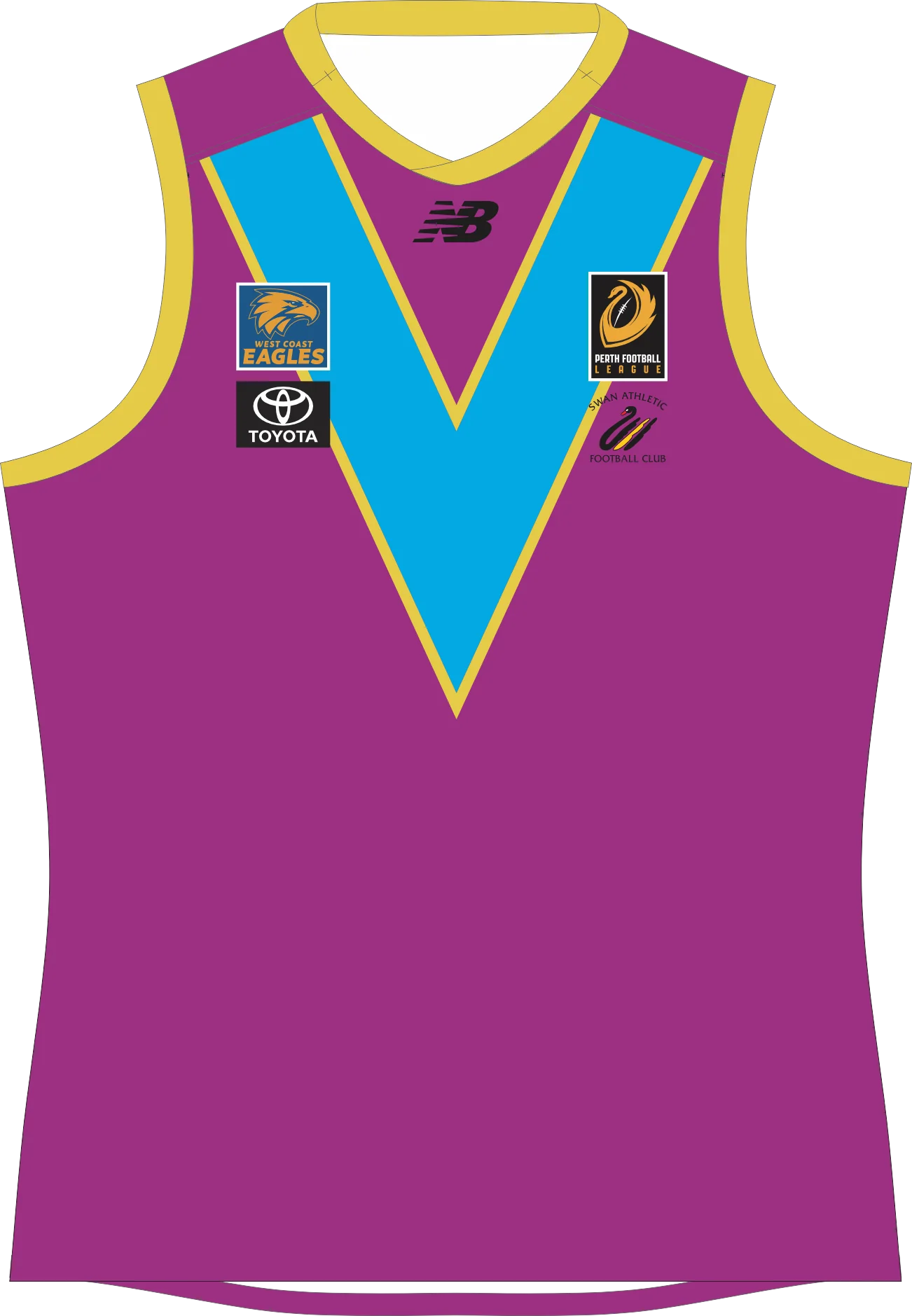 PFL23 Swan Athletic FC | NB Mens CCHS Special Round Guernsey