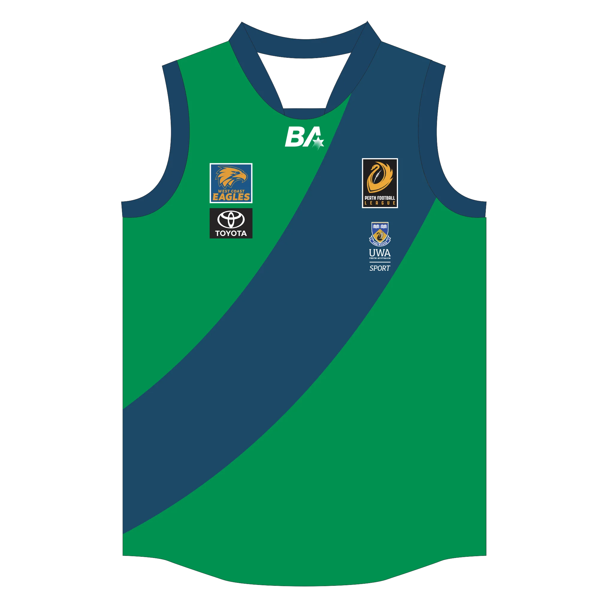 PFL23 UWA FC | BA Mens 4ths Home Guernsey