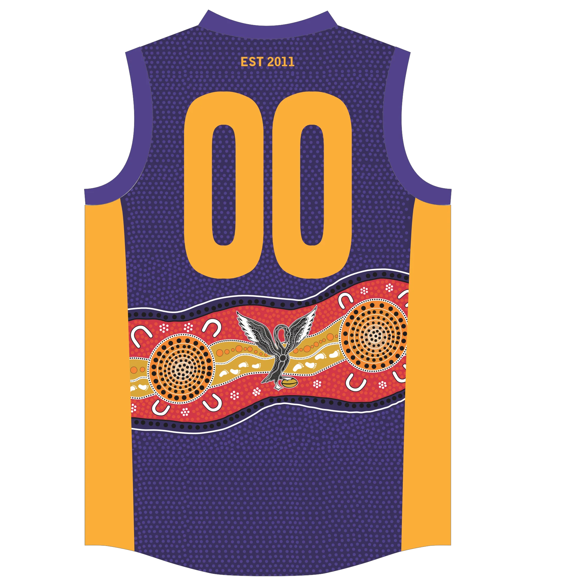 PFL23 Warnbro Swans | BA Mens Integrated Indigenous Guernsey - Image 2