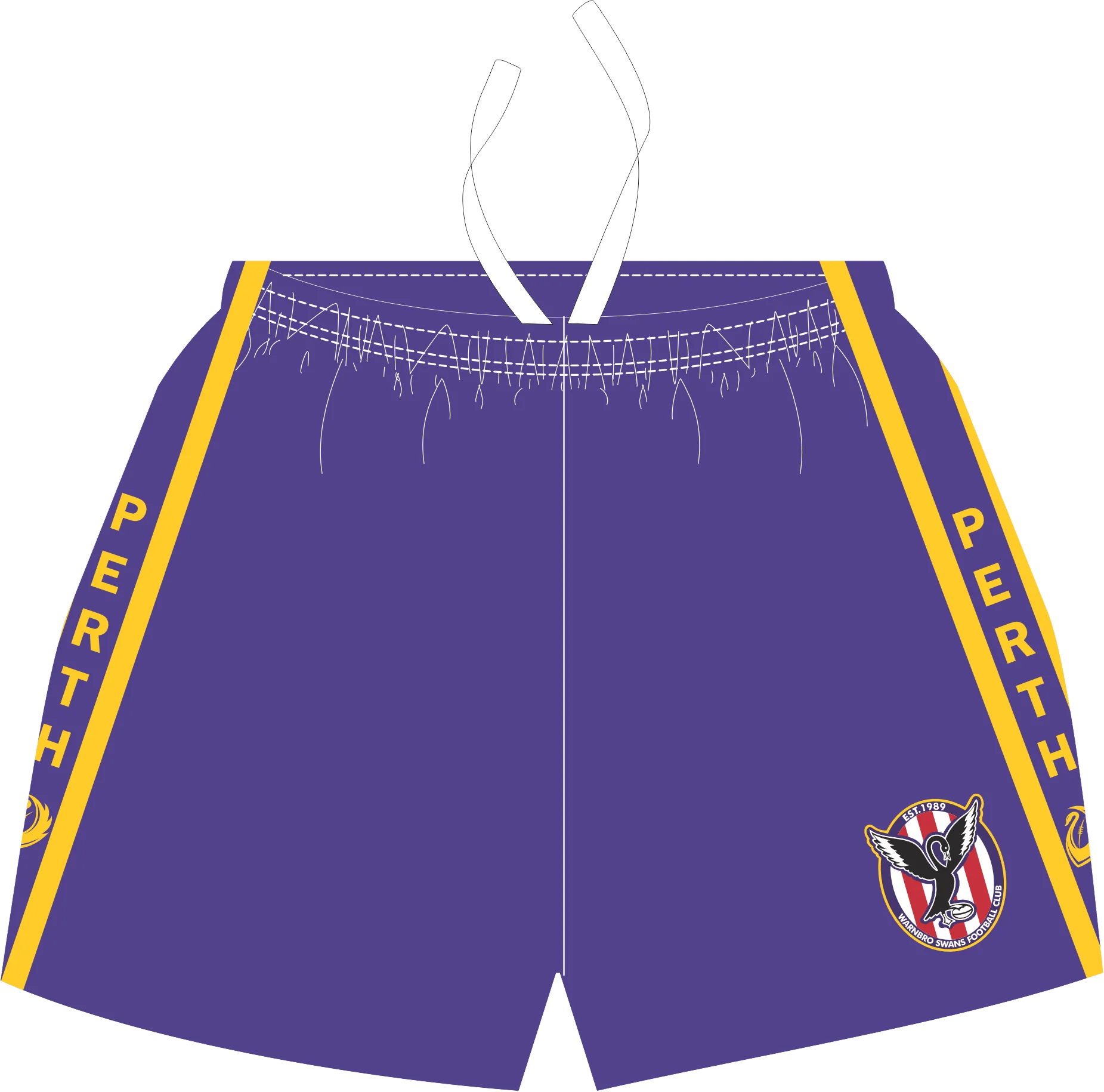 PFL23 Warnbro Swans | NB Mens / Womens Home Shorts