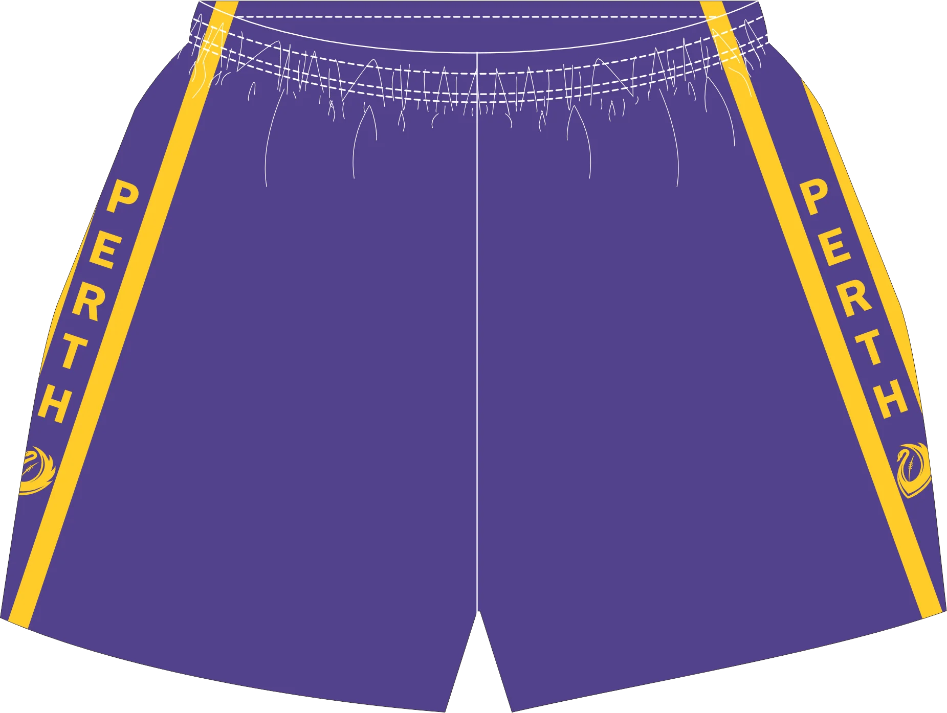 PFL23 Warnbro Swans | NB Mens / Womens Home Shorts - Image 3