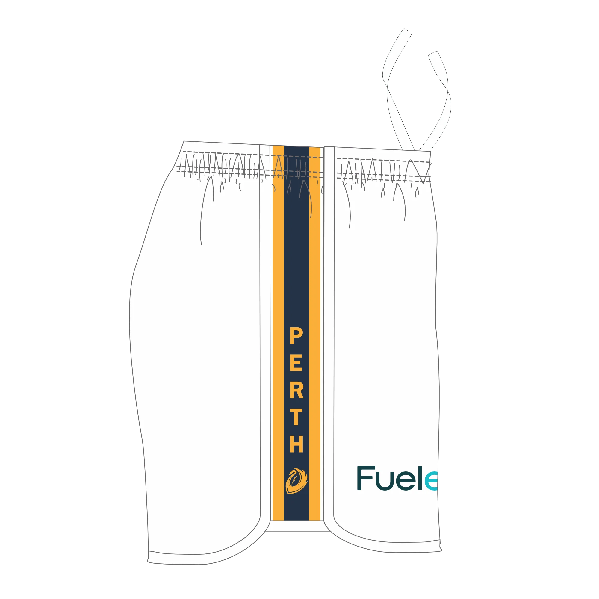 PFL23 West Coast FC | BA Womens Away Shorts - Image 3