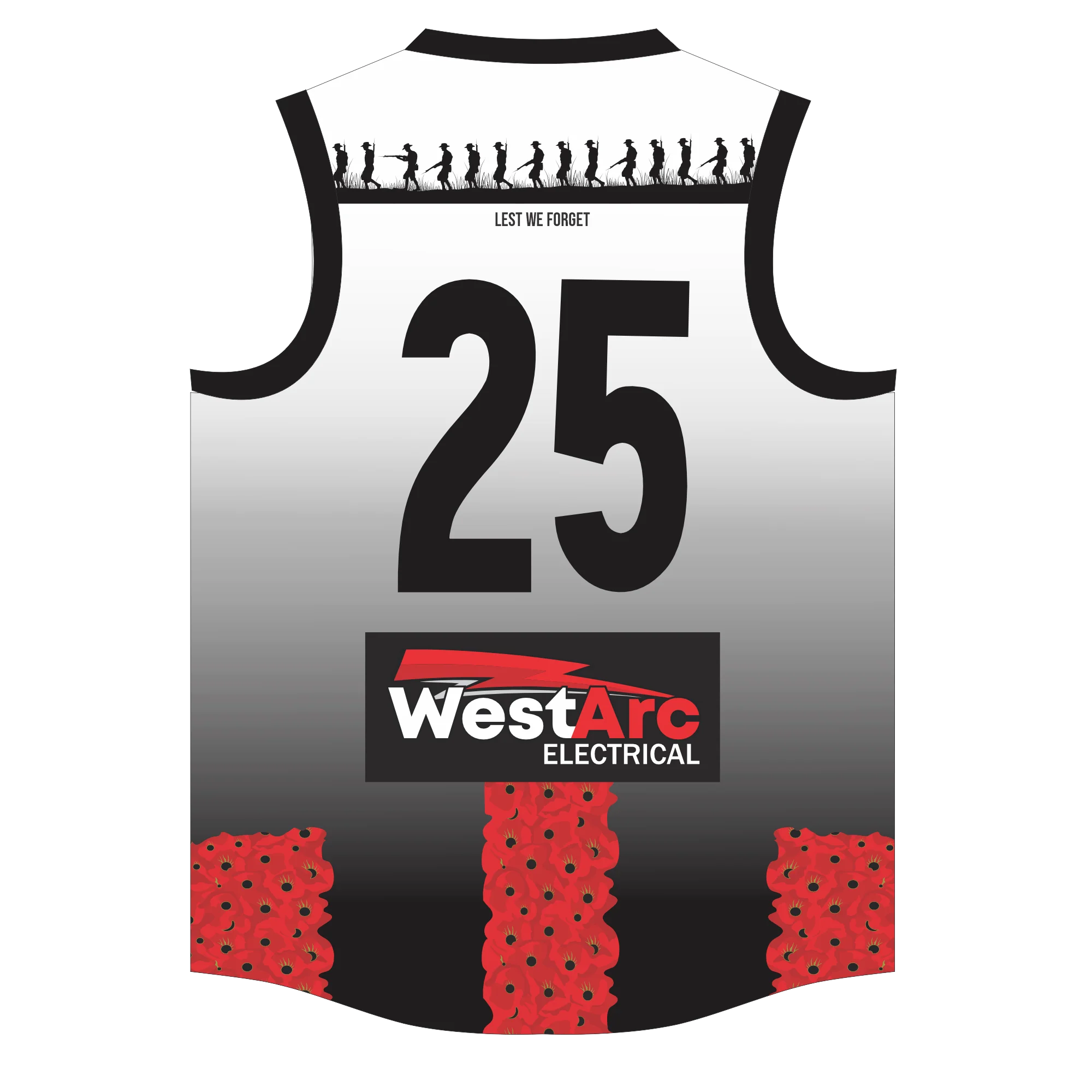 PFL23 Bassendean FC | BA Mens Anzac Guernsey Local - Image 2
