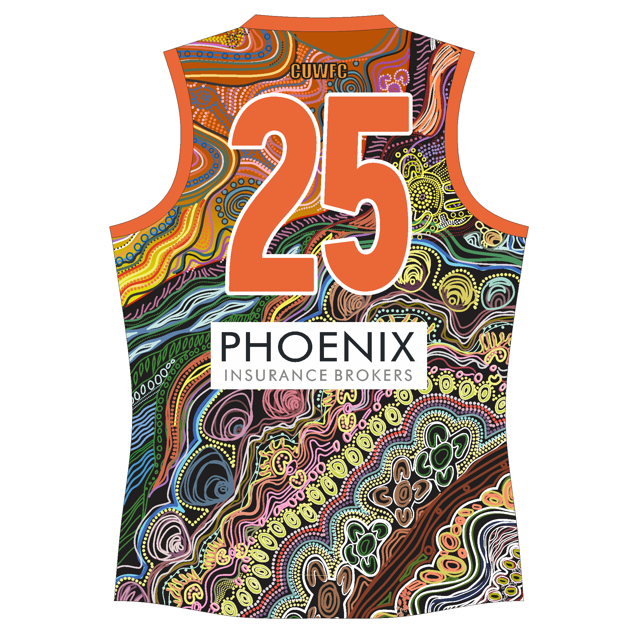 PFL23 Curtin Uni Wesley FC | NB Womens Indigenous Guernsey OVERSEAS - Image 2