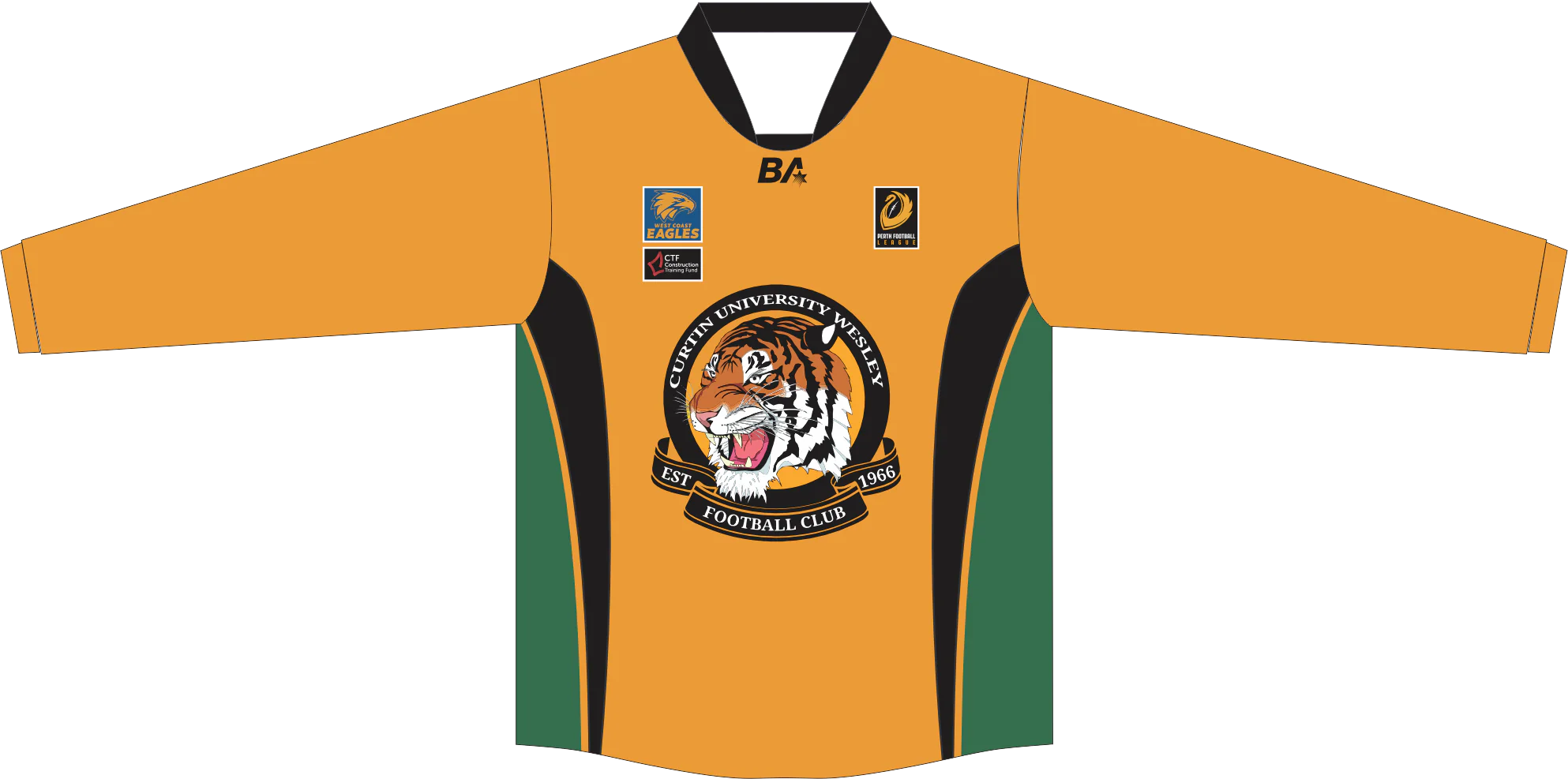 PFL23 Curtin Uni Wesley FC | Mens Colts LS 4ths Guernsey LOCAL