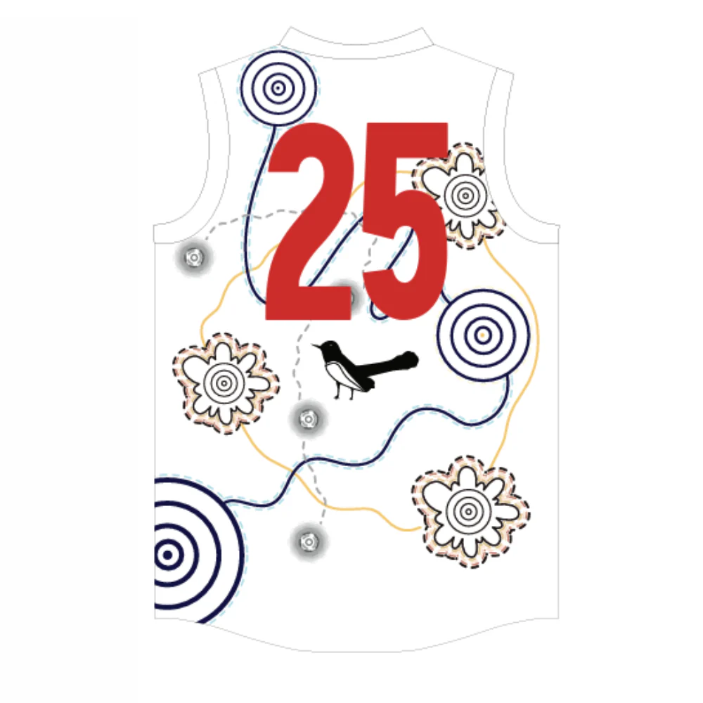 PFL26 Jandakot JETS FC | BA Mens Indigenous Guernsey - Image 2