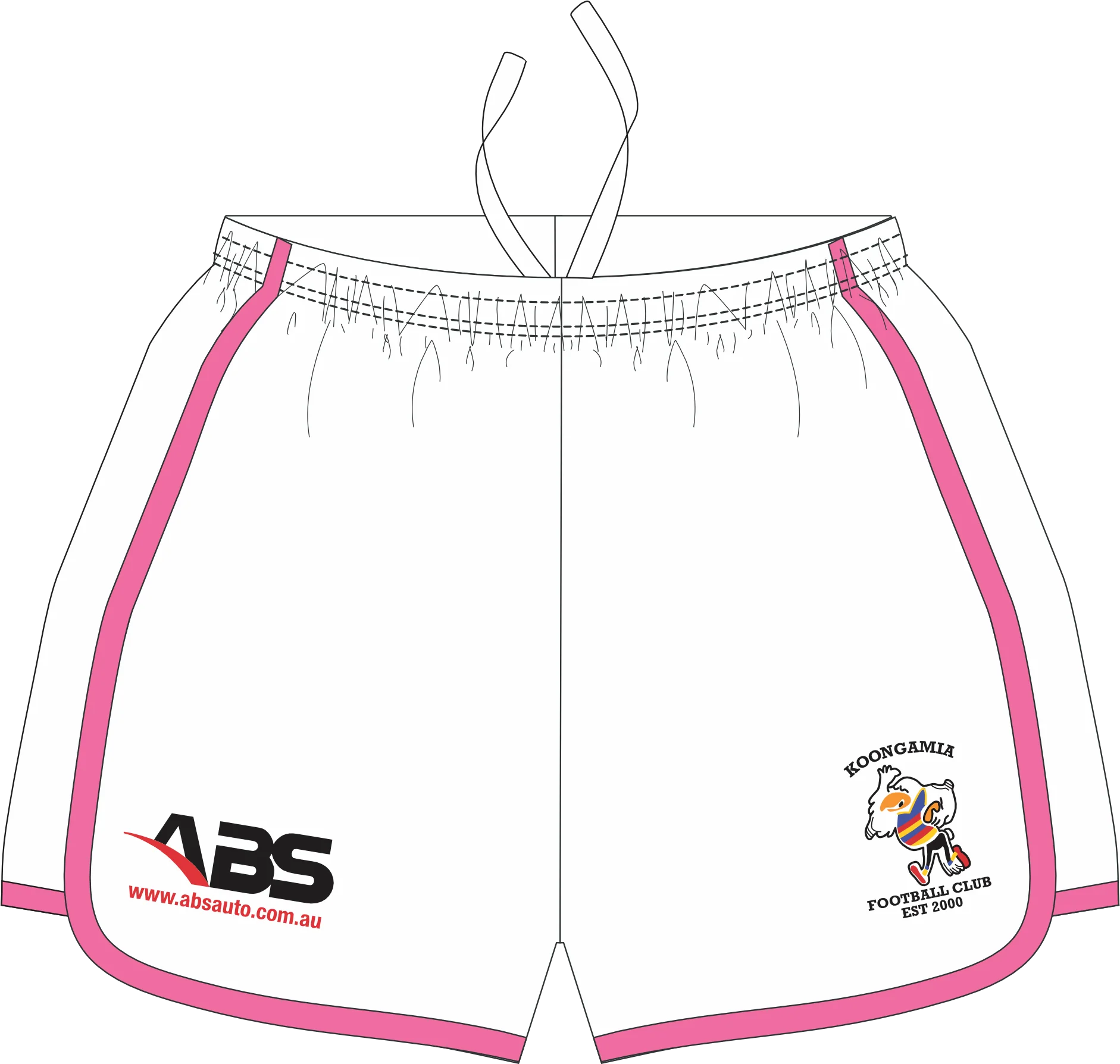 PFL23 Koongamia FC | Womens Away Shorts - Image 2