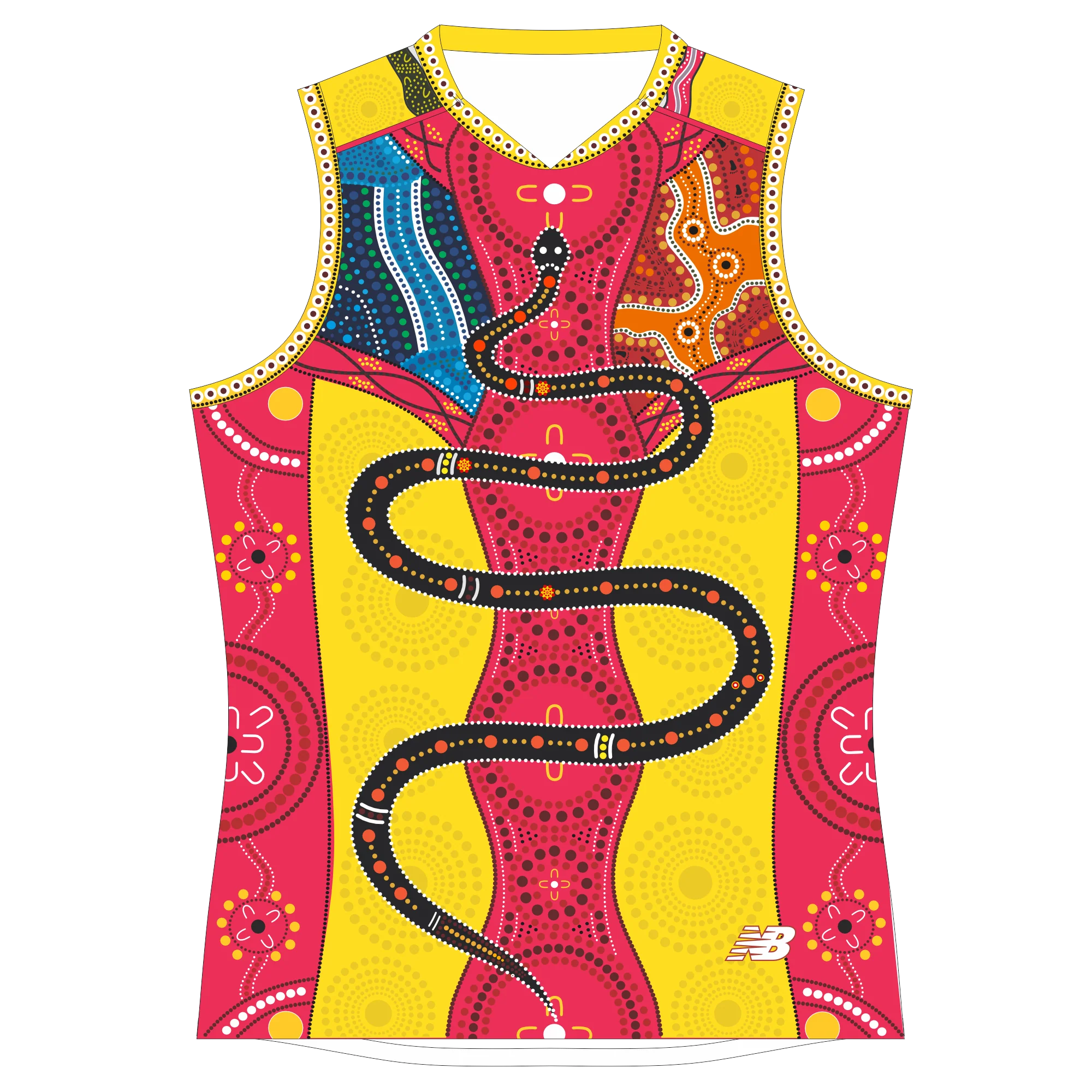 PFL23 North Beach FC | NB Mens Indigenous Guernsey no sponsor