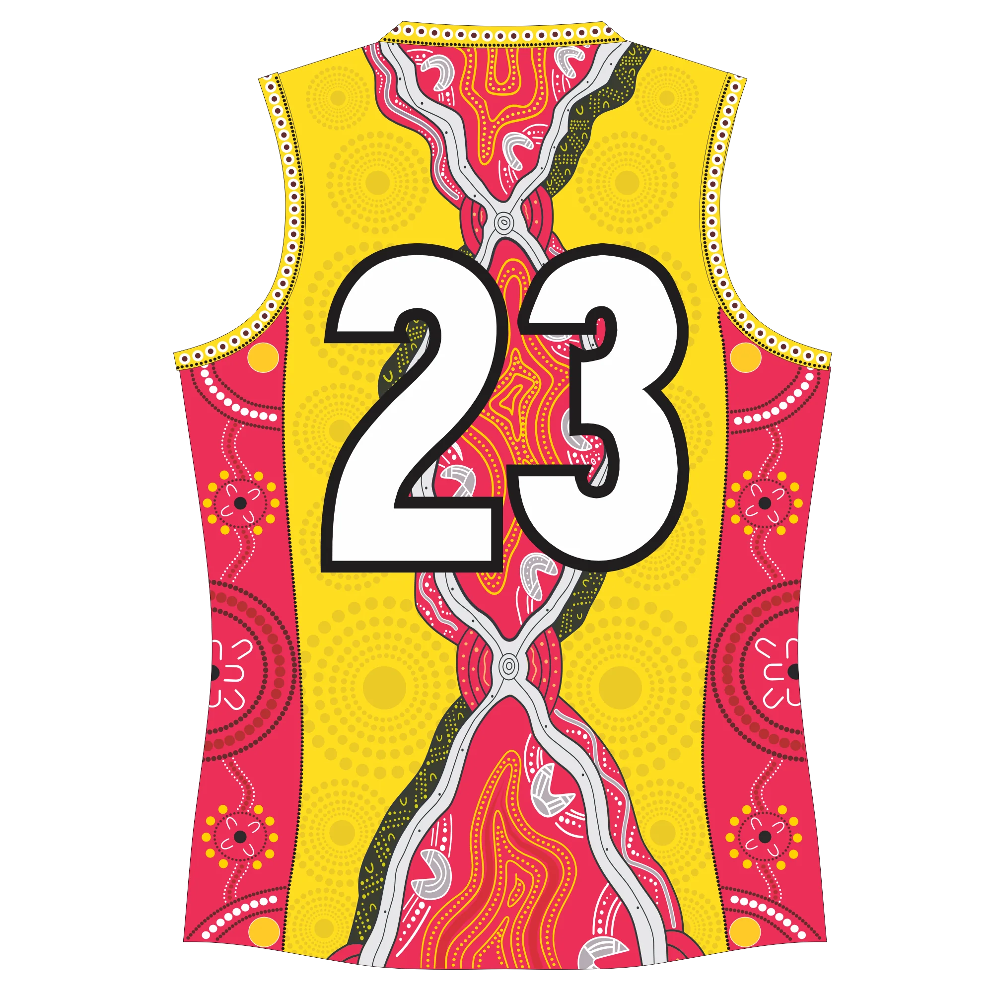 PFL23 North Beach FC | NB Mens Indigenous Guernsey no sponsor - Image 2