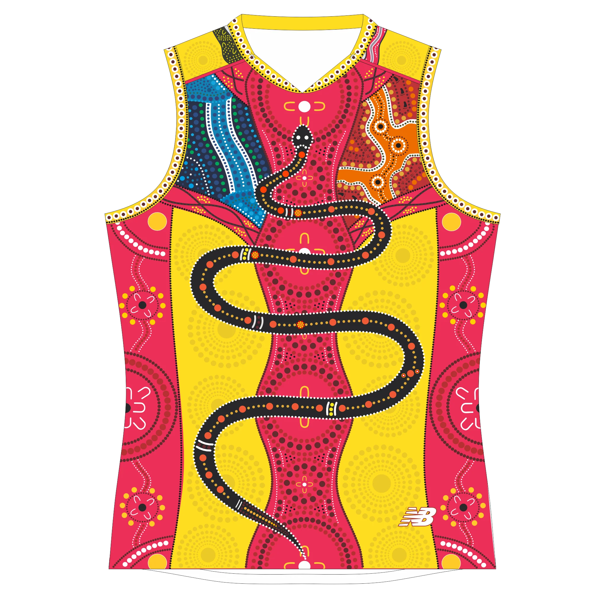 PFL23 North Beach FC | NB Womens Indigenous Guernsey no sponsor
