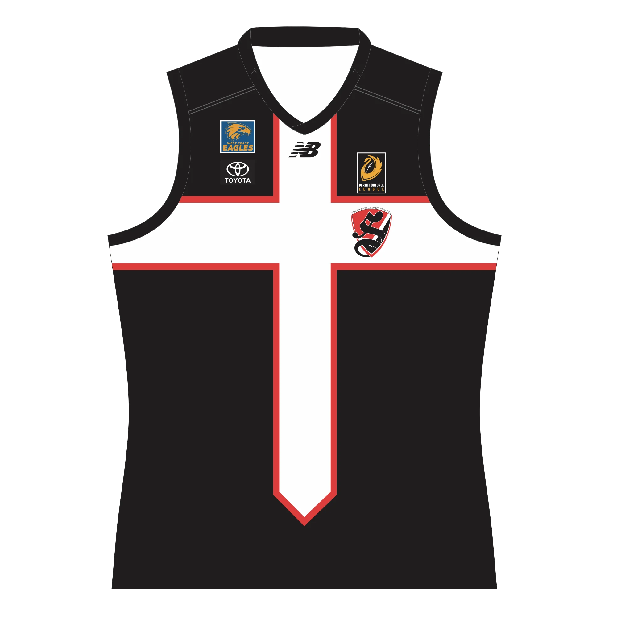 PFL23 Osborne Park FC | NB Mens Home Guernsey K34 fabric