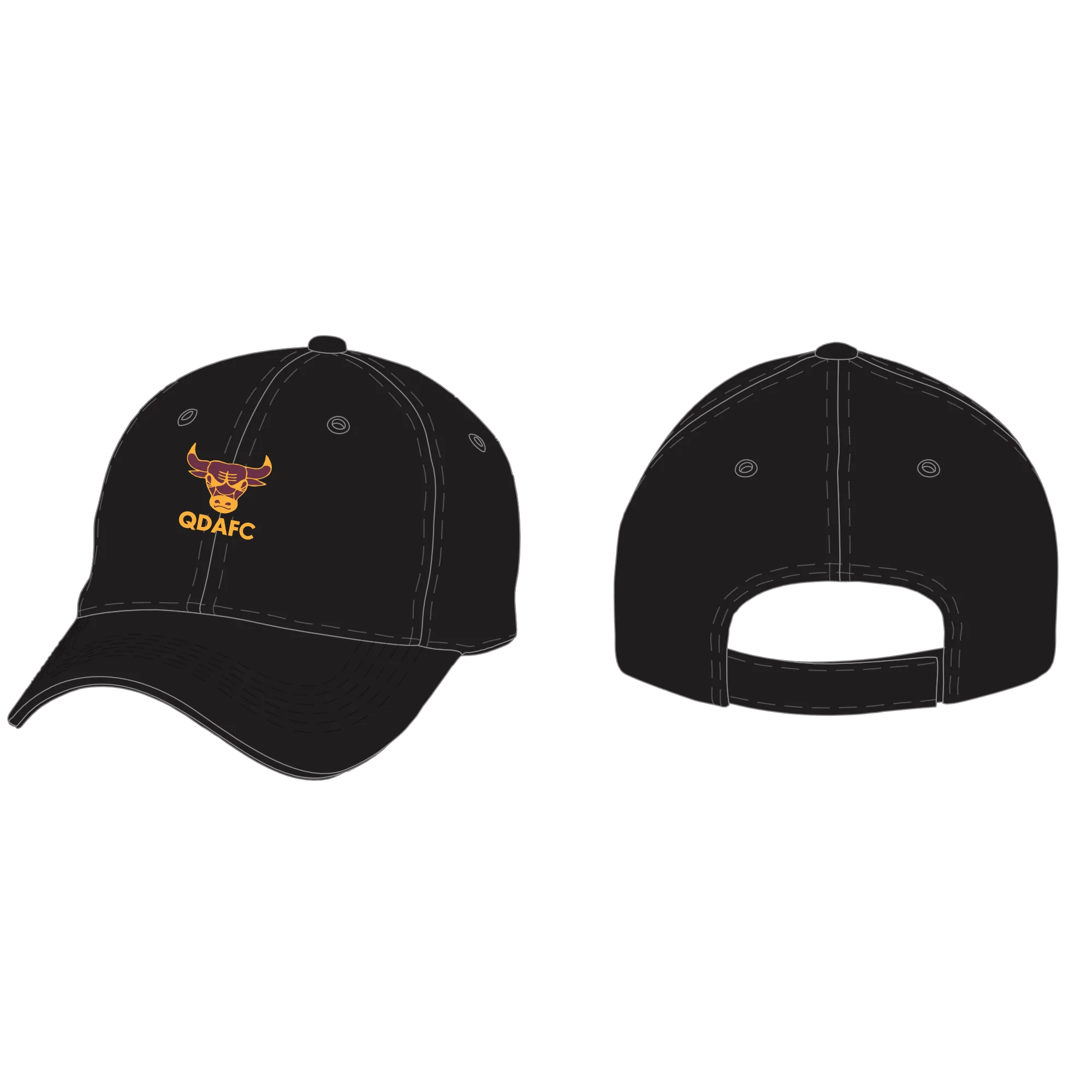 PFL23 Quinns FC | Black Brushed Cotton Cap