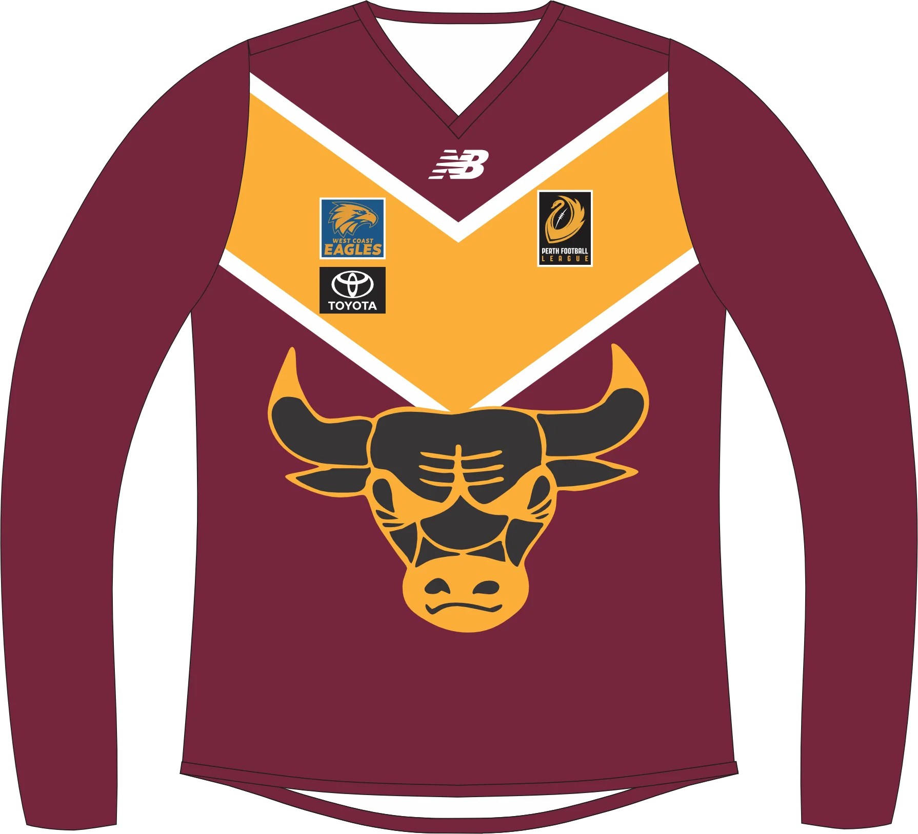 PFL23 Quinns FC | NB C2 League Long Sleeve Reversible Guernsey - Image 3
