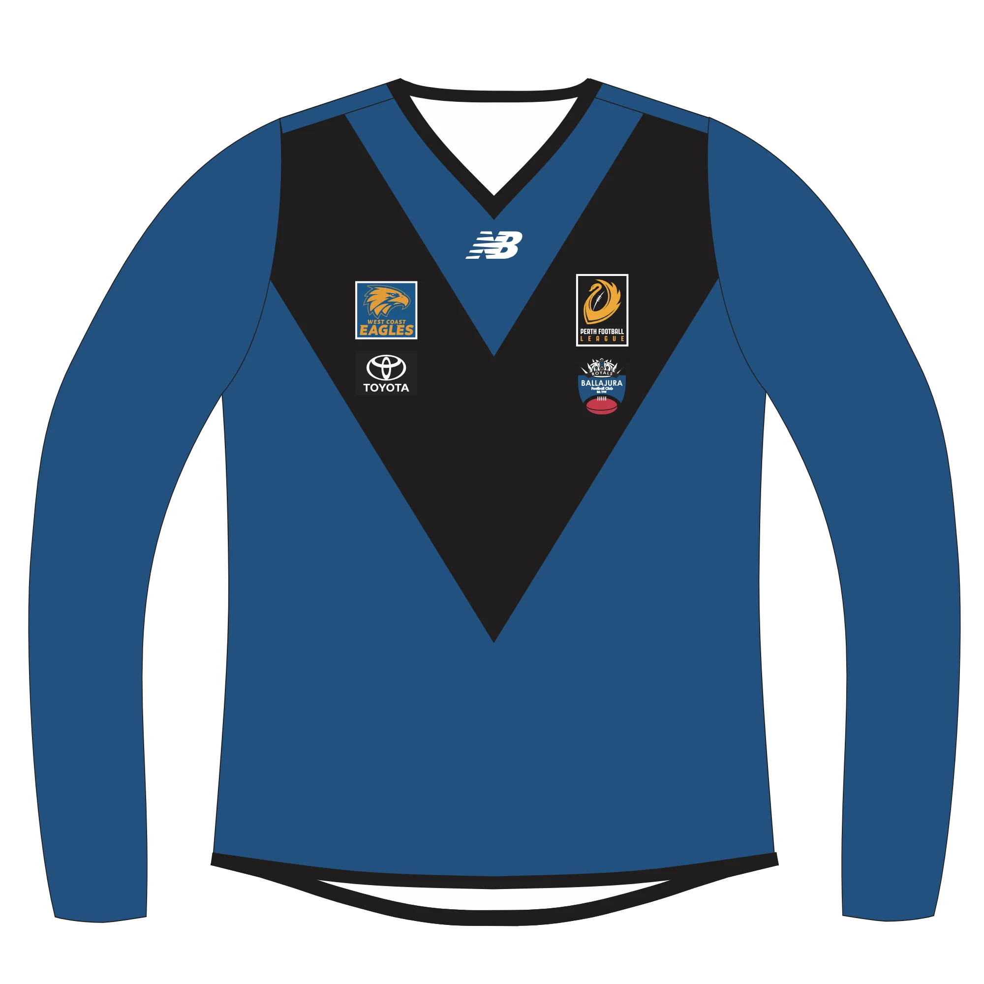 PFL24 Ballajura FC | NB Mens Reserves LS Reversible Guernsey