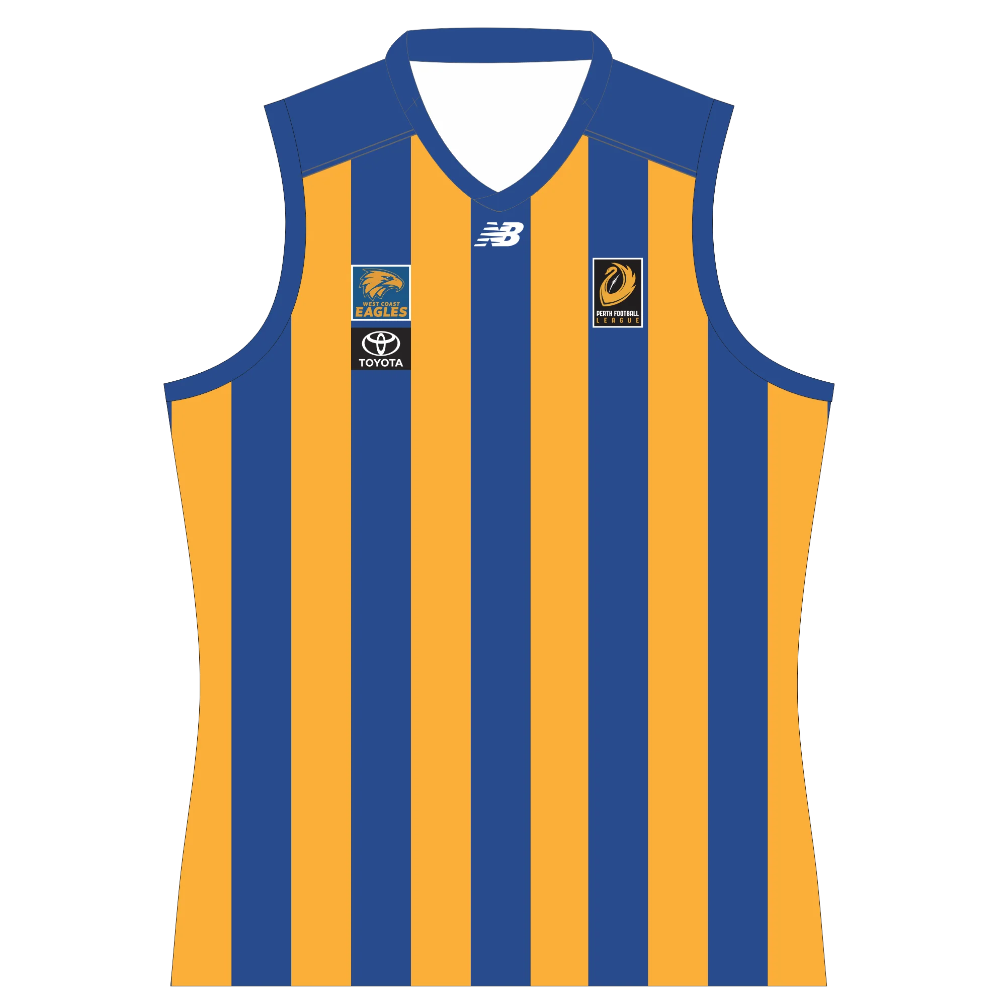 PFL23 Cockburn Cobras FC | NB Womens Guernsey (mens pattern)