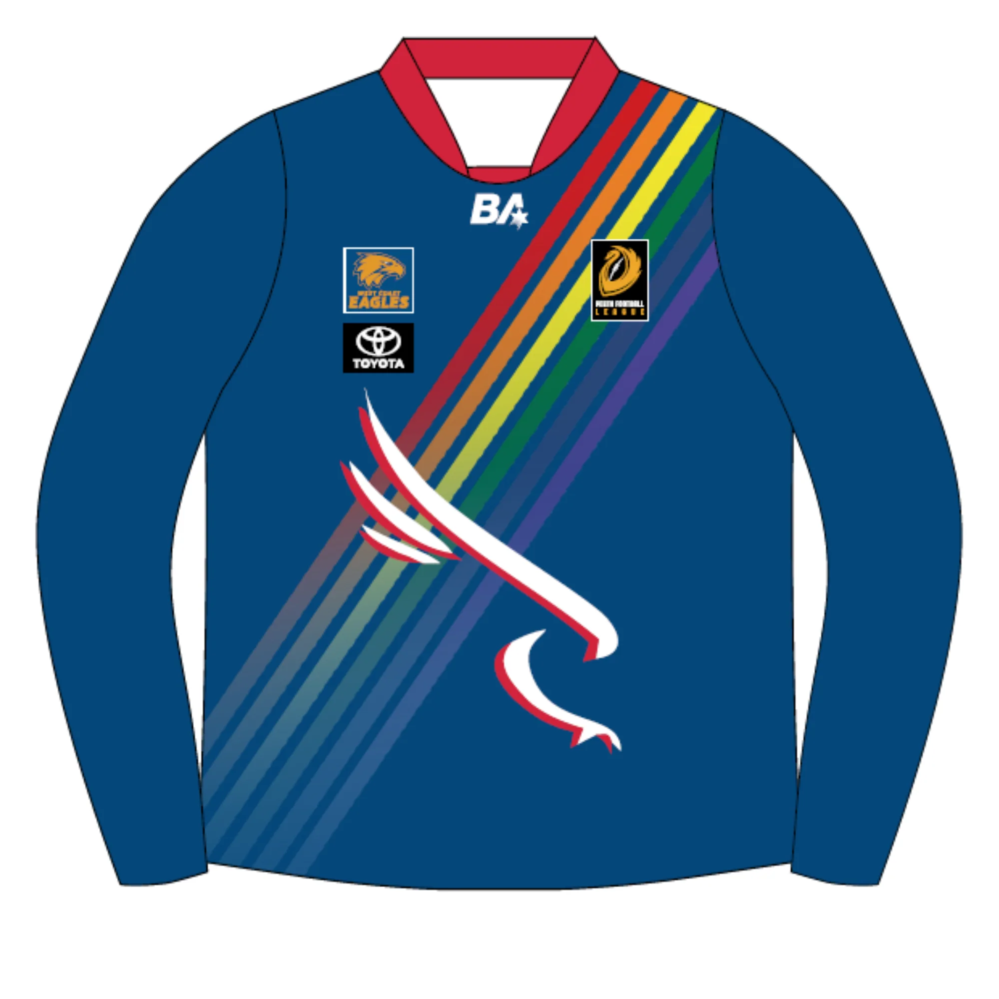 PFL24 Coolbinia FC | BA Womens Pride LS Guernsey