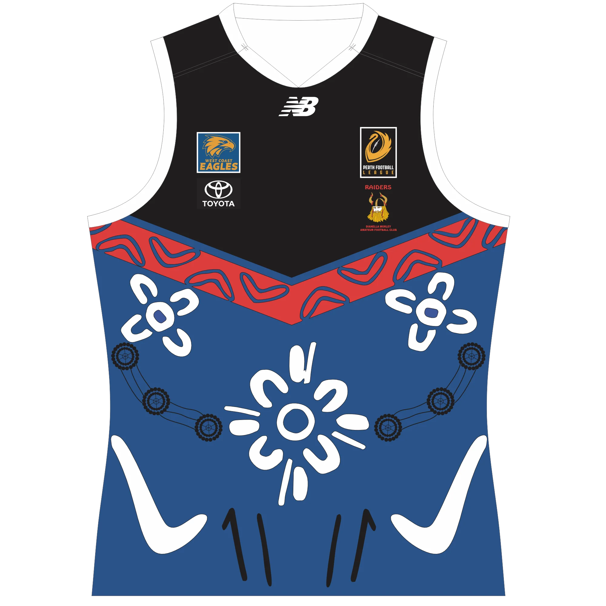 PFL23 Dianella Morley FC | NB Mens Indigenous Guernsey