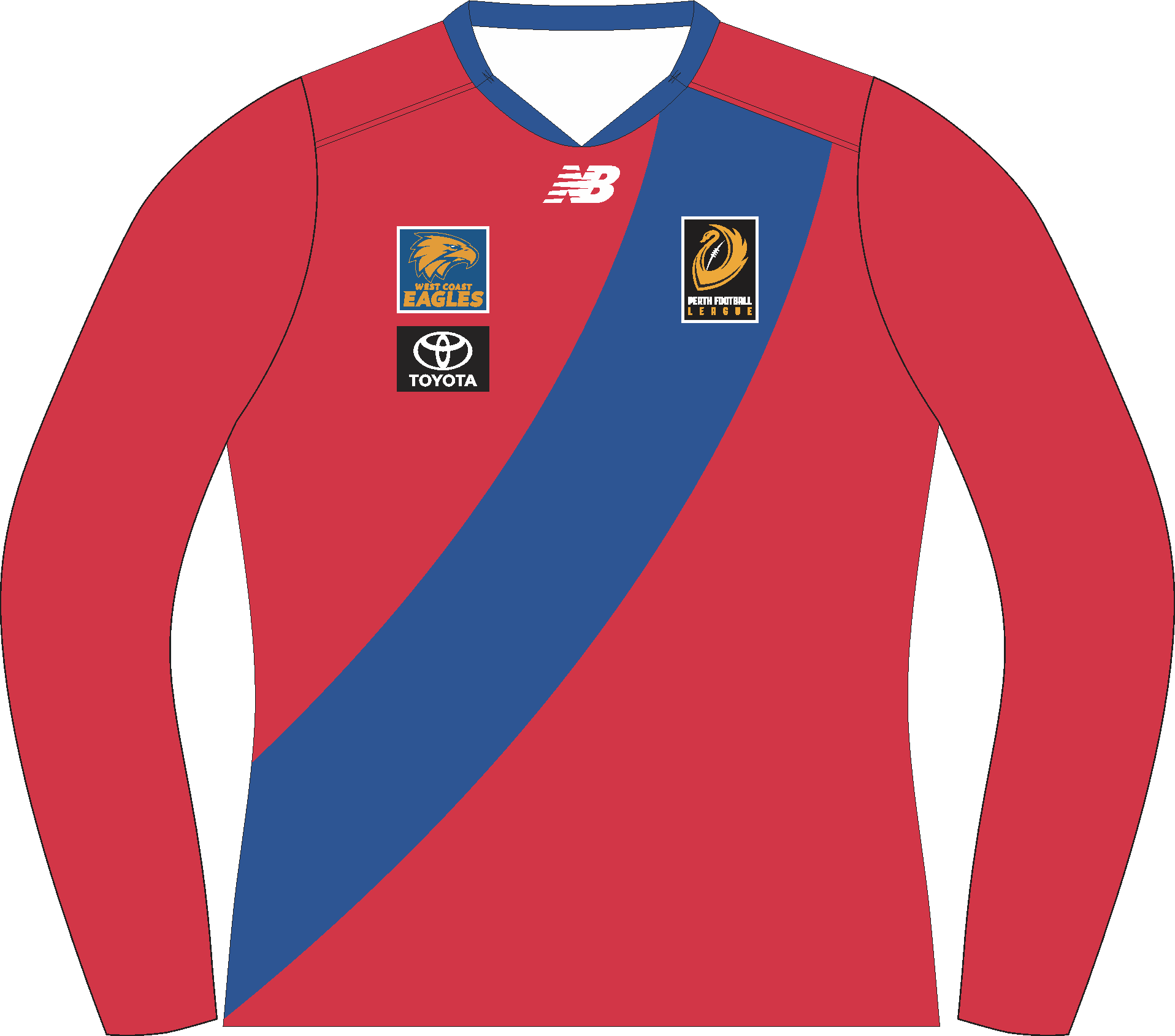 PFL24 Forrestfield FC | NB Mens Home LS Guernsey