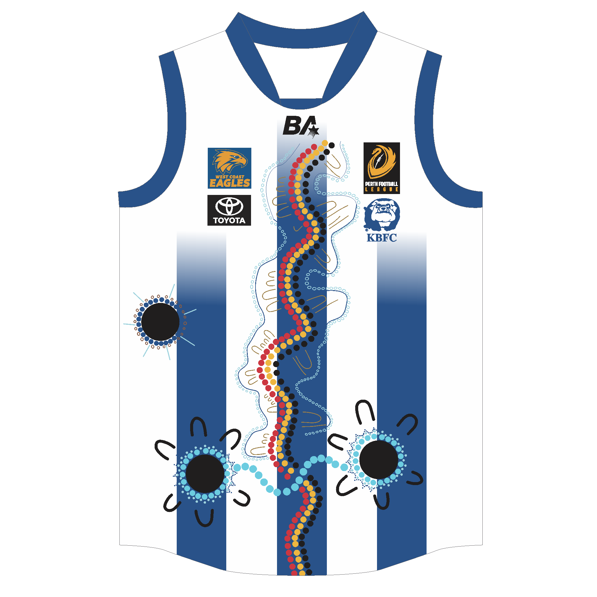 PFL24 Kelmscott FC | BA Mens C5 Indigenous Guernsey Overseas