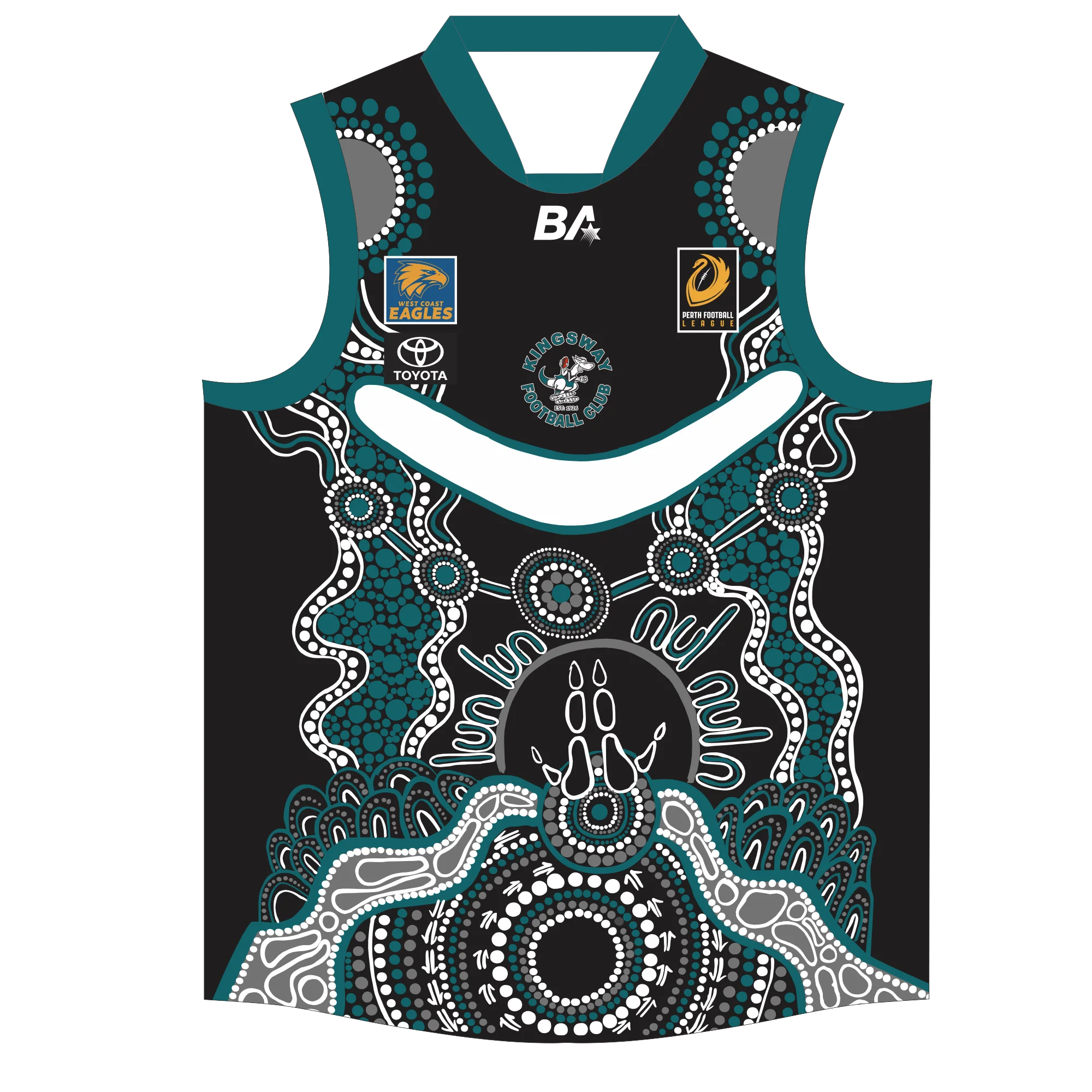 PFL24 Kingsway FC | BA Mens Indigenous Guernsey LOCAL