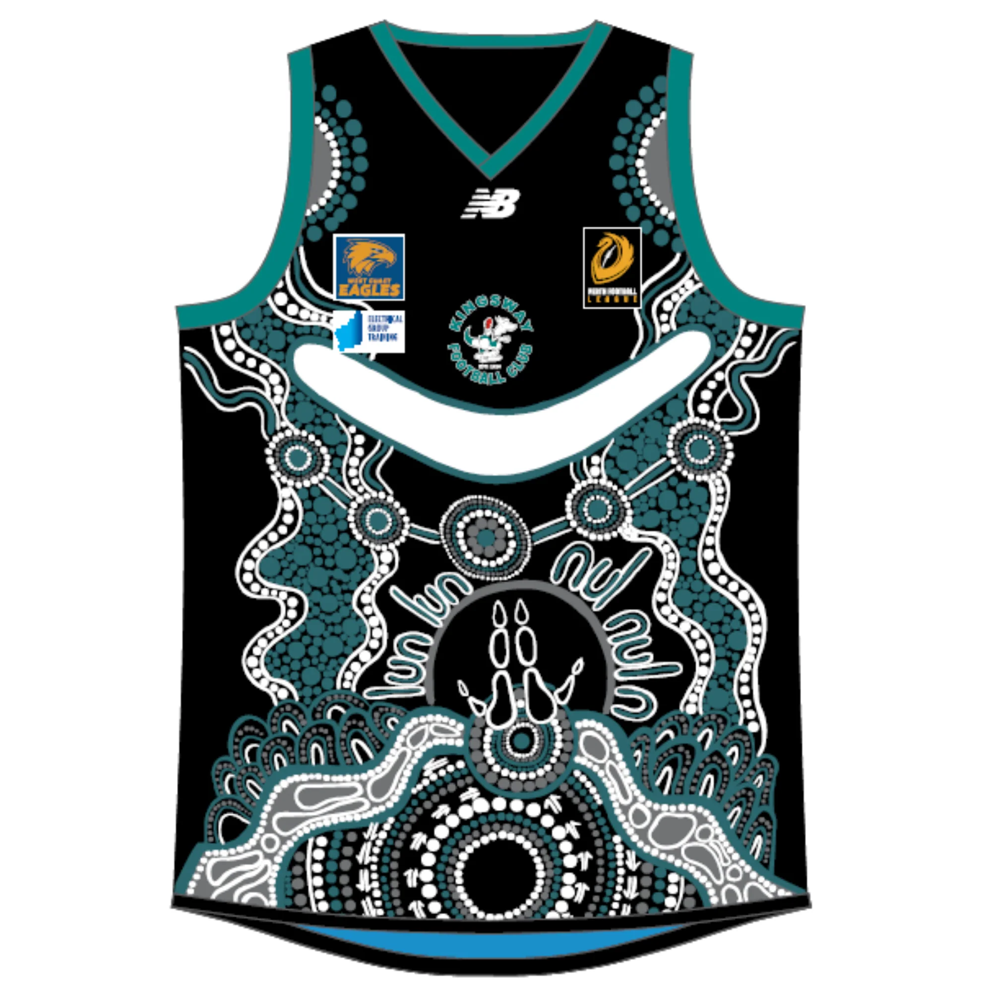 PFL24 Kingsway FC | NB Colts Indigenous/MND Reversible Guernsey