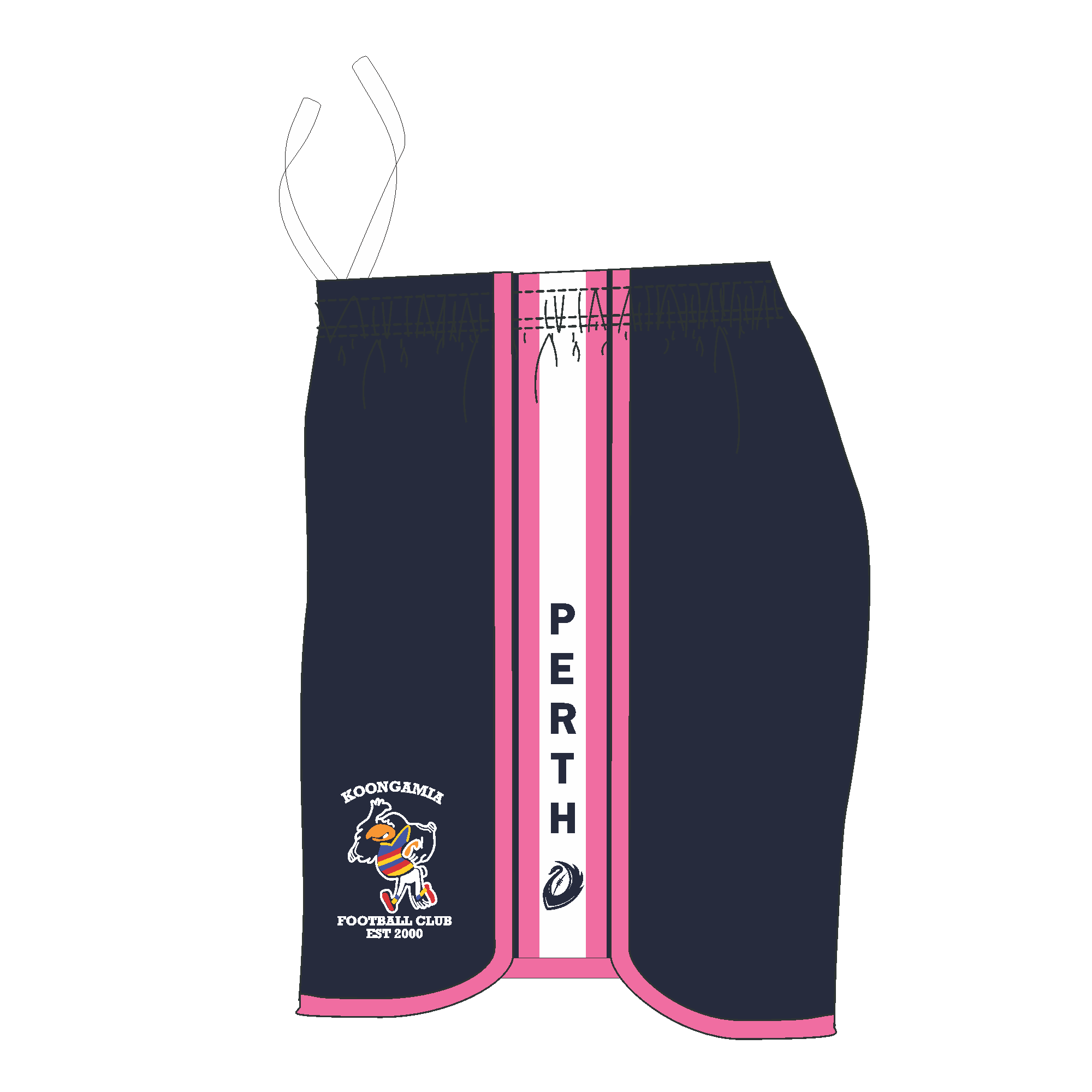 PFL24 Koongamia FC | Womens Home Shorts - Image 2
