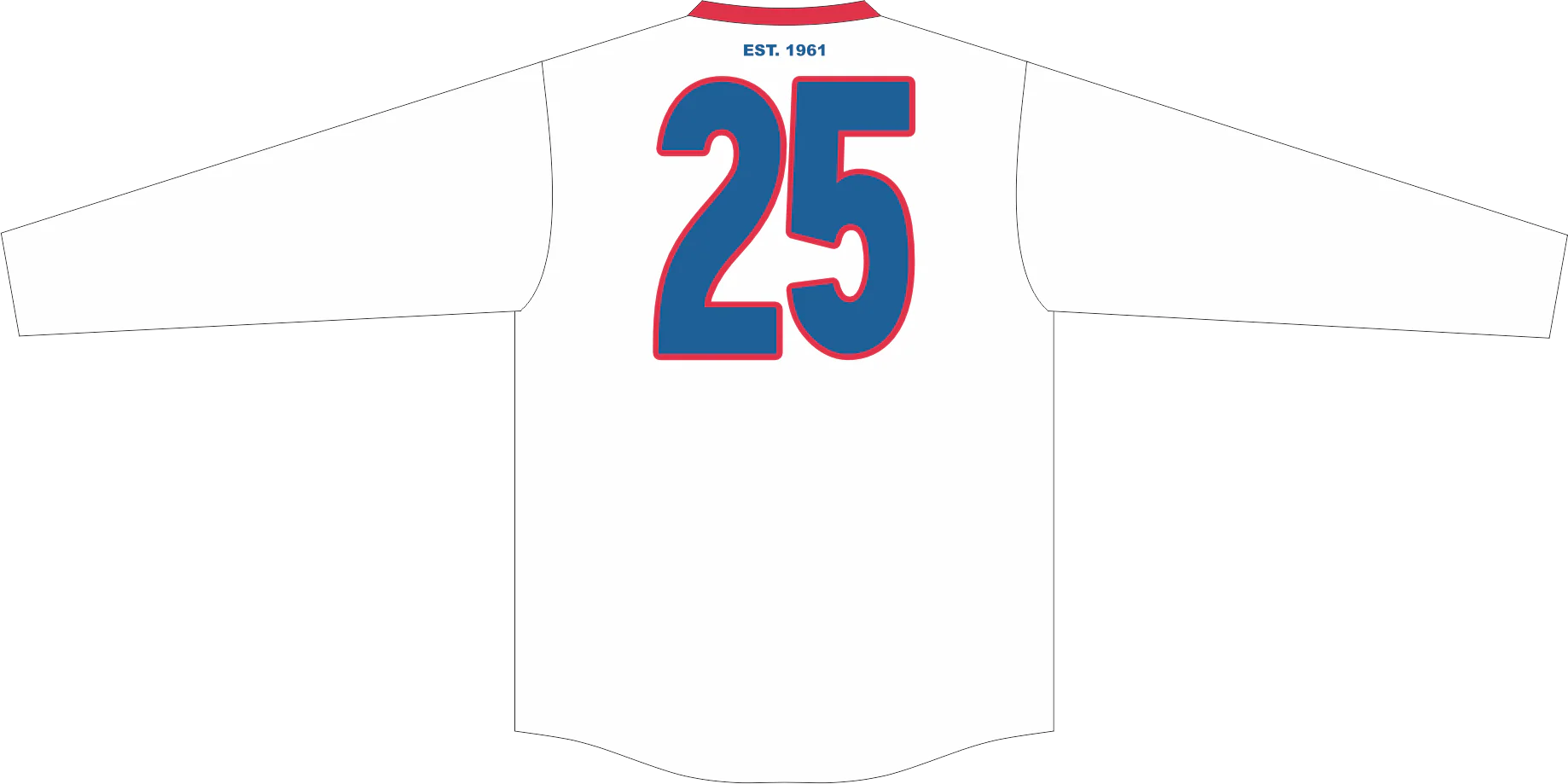 PFL24 Kwinana FC | BA Mens Away Long Sleeve Guernsey - Image 2
