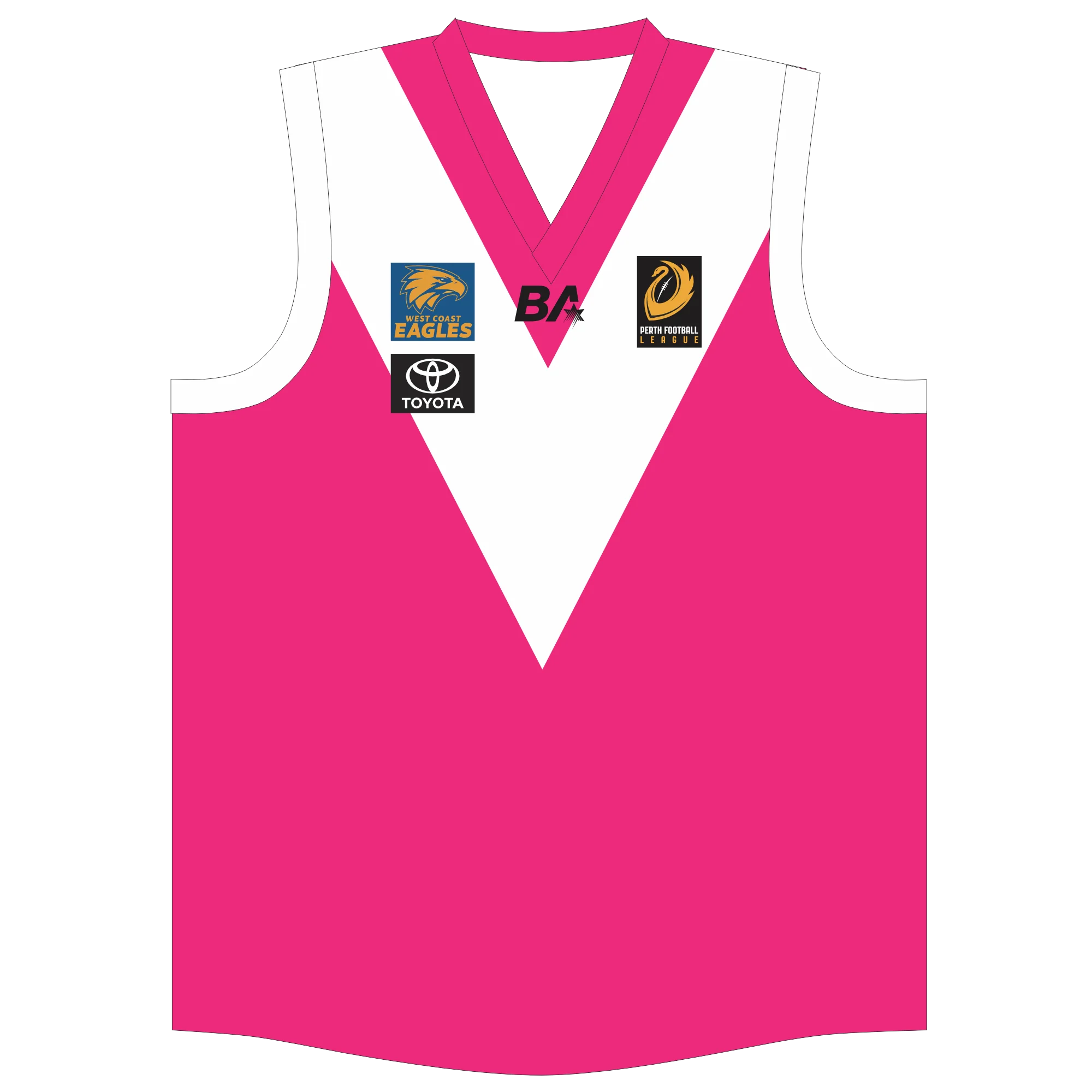 PFL24 Melville FC | BA Mens Pink Rams Guernsey