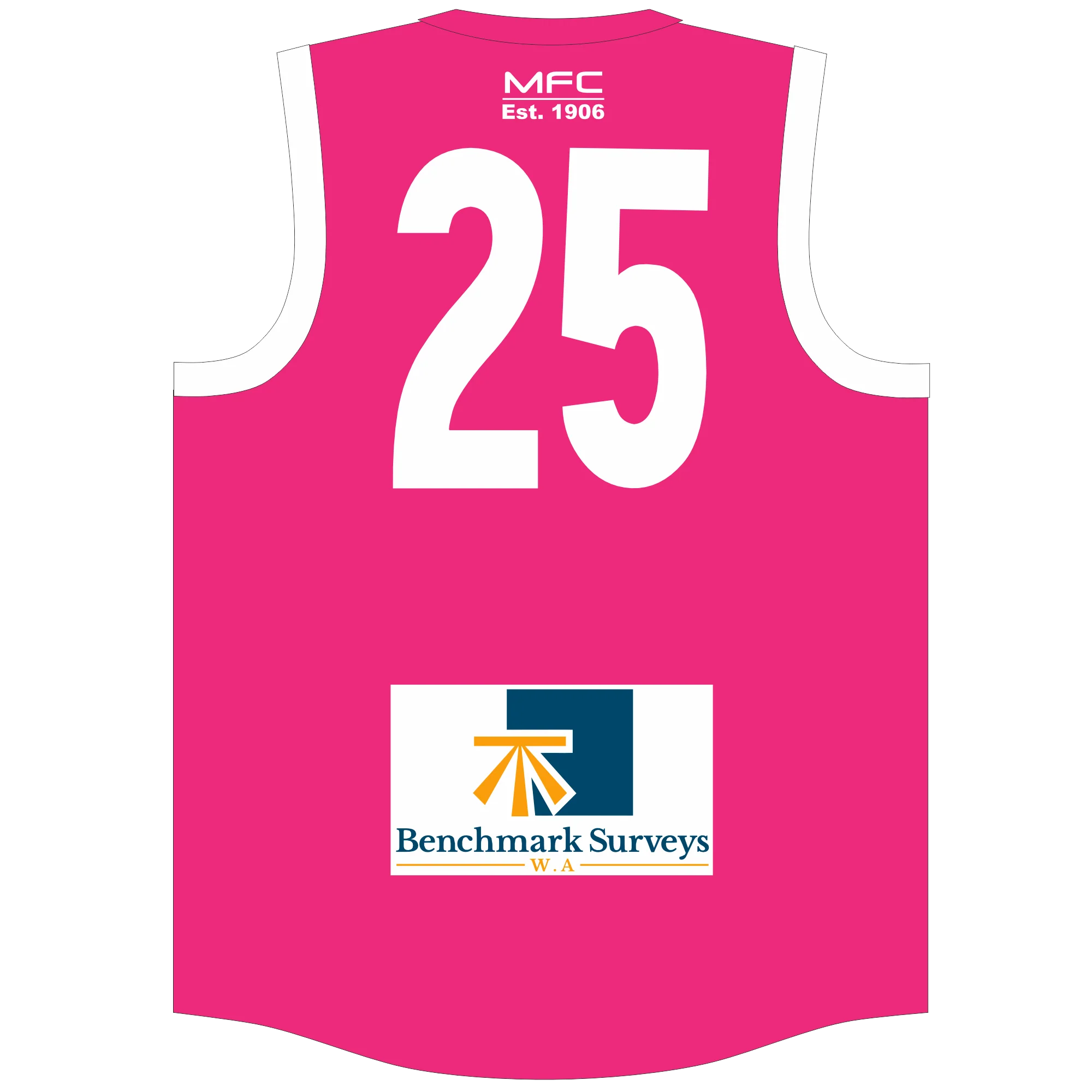 PFL24 Melville FC | BA Mens Pink Rams Guernsey - Image 2