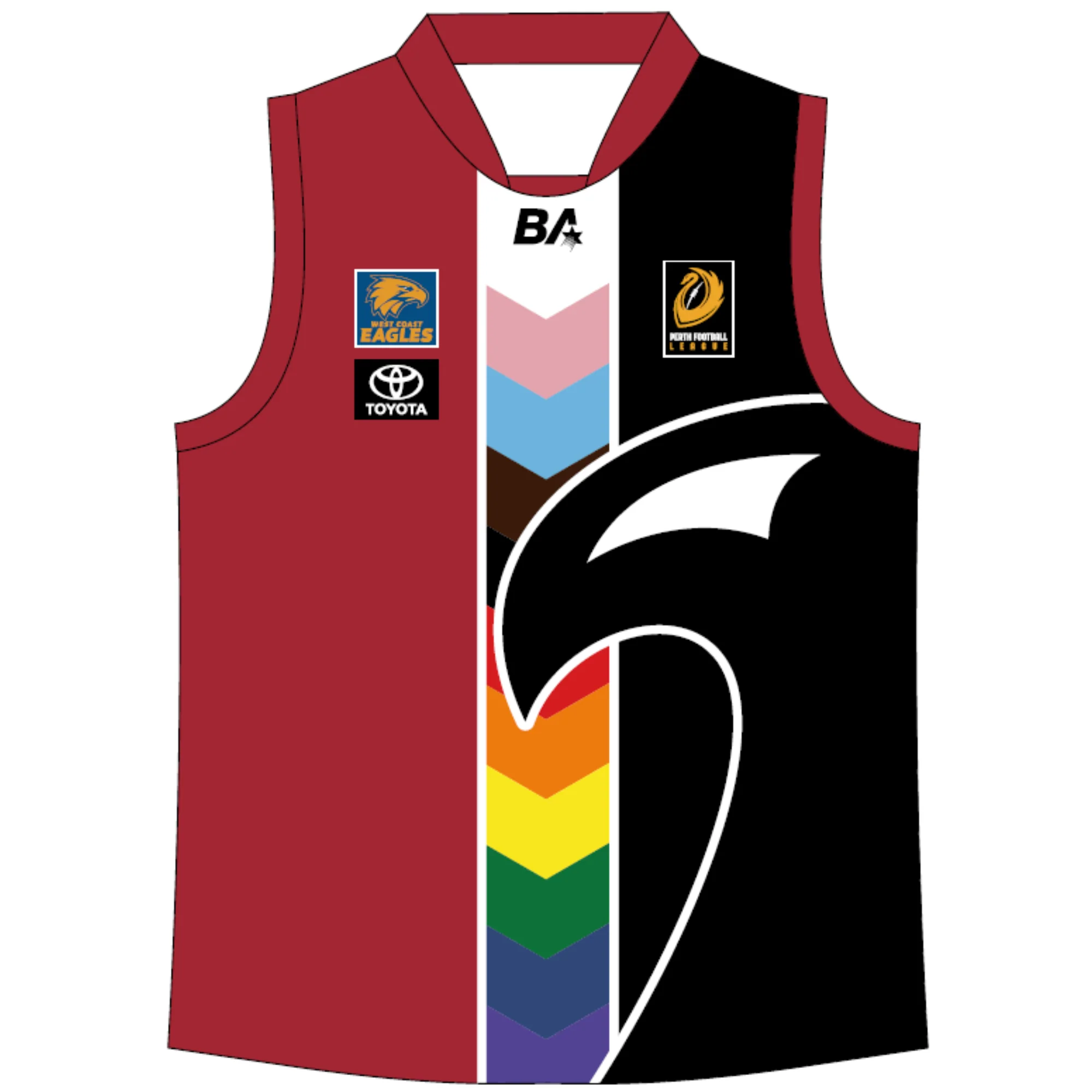PFL24 Mount Lawley FC | BA Mens Pride Guernsey