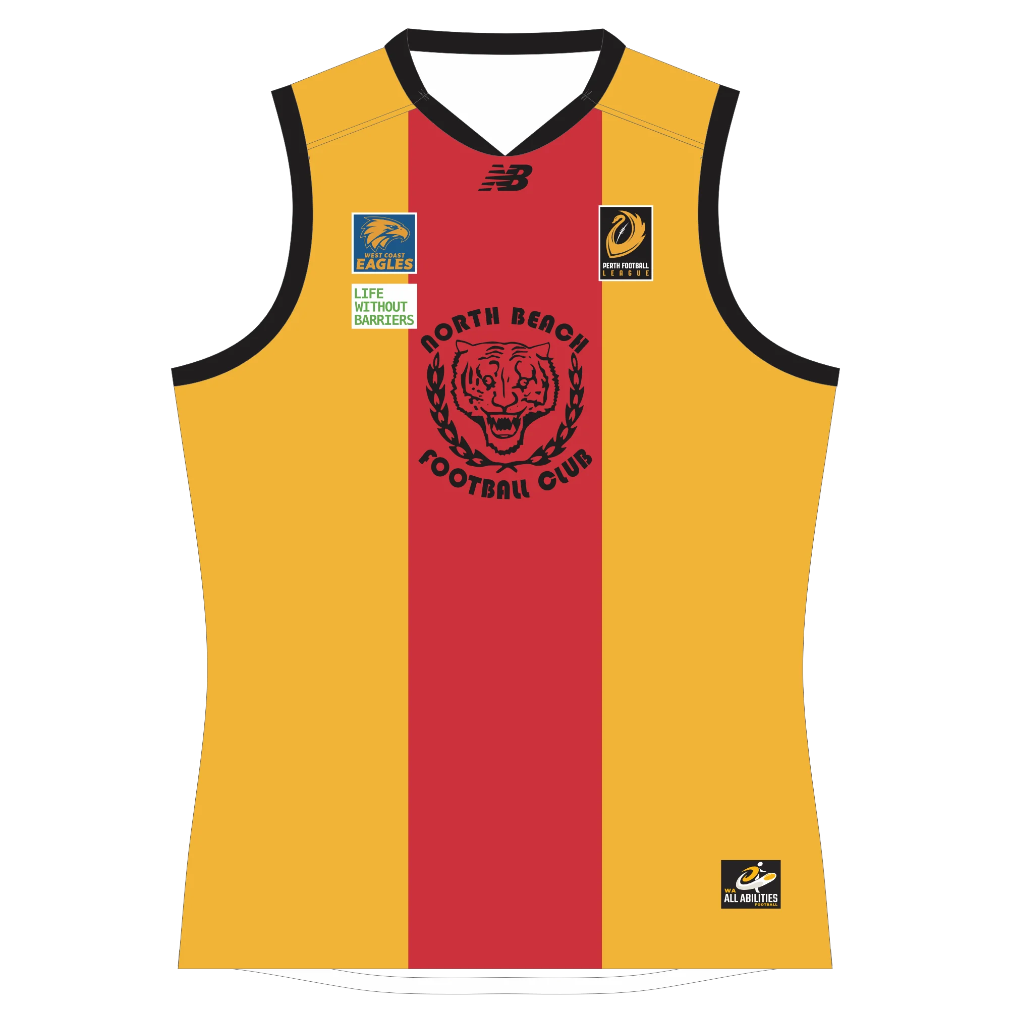 PFL24 North Beach FC | NB Mens Integrated Guernsey