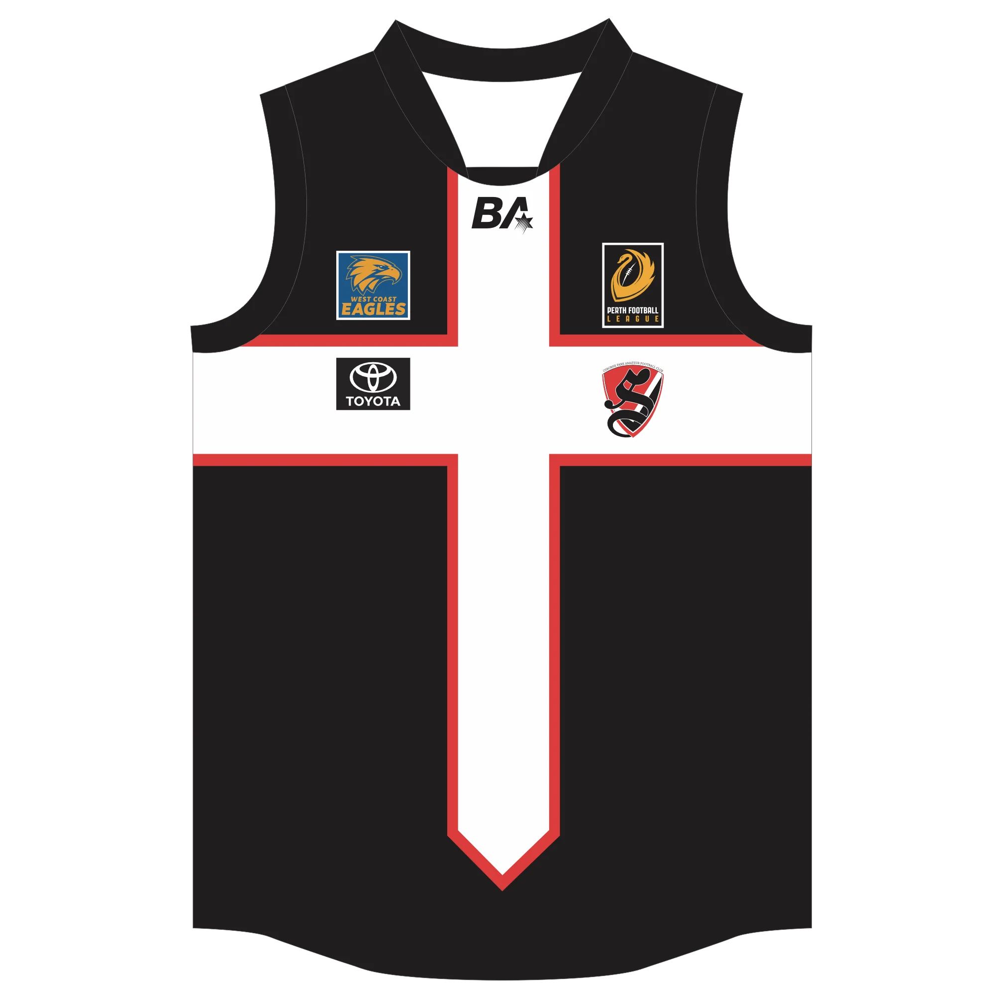 PFL24 Osborne Park FC | BA Mens E4 Home Guernsey