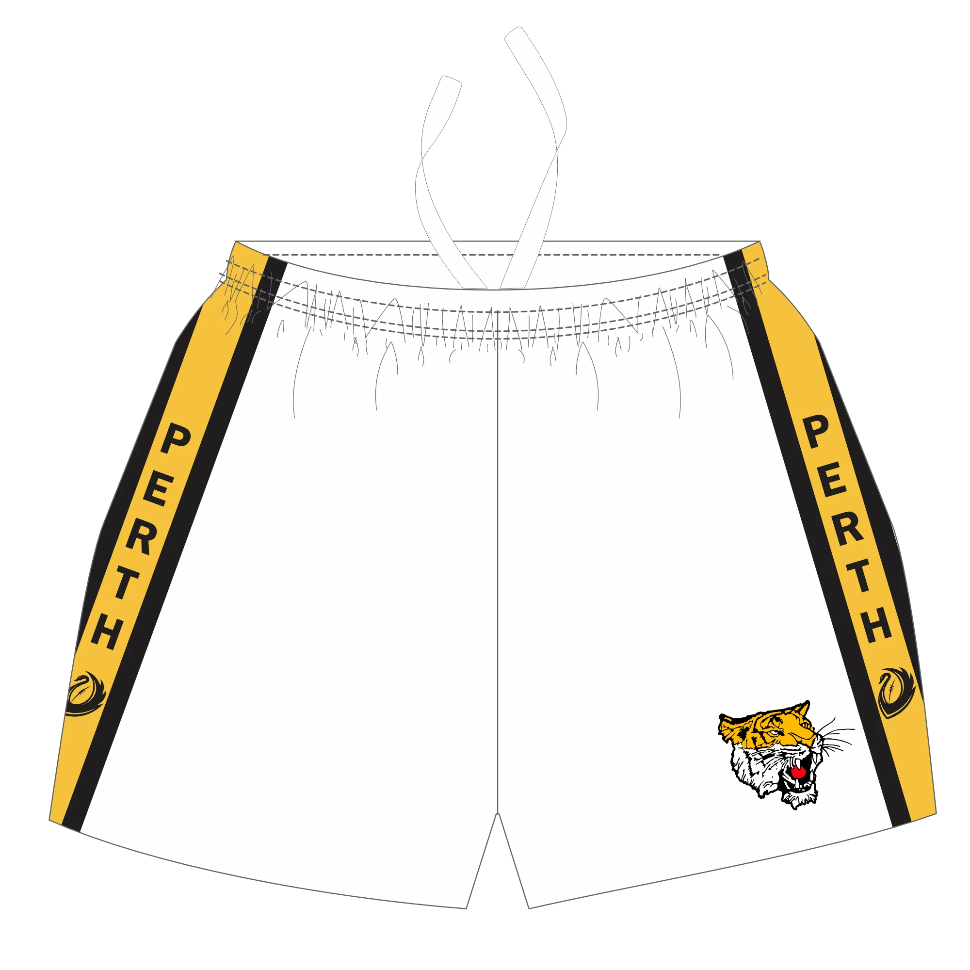PFL24 Roleystone FC | BA Mens Away Shorts - White