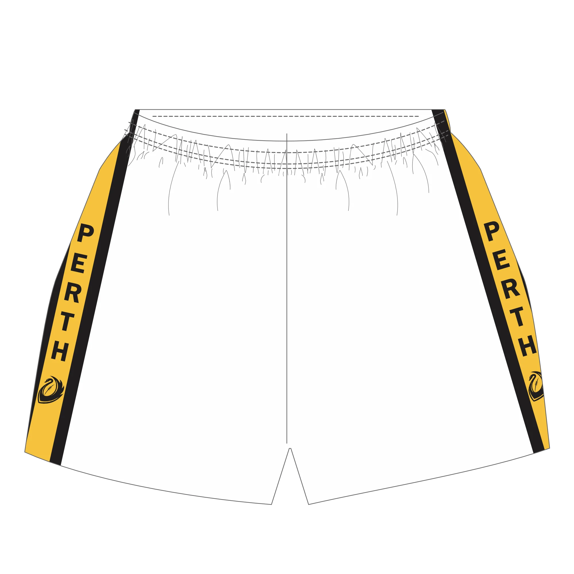 PFL24 Roleystone FC | BA Mens Away Shorts - White - Image 3