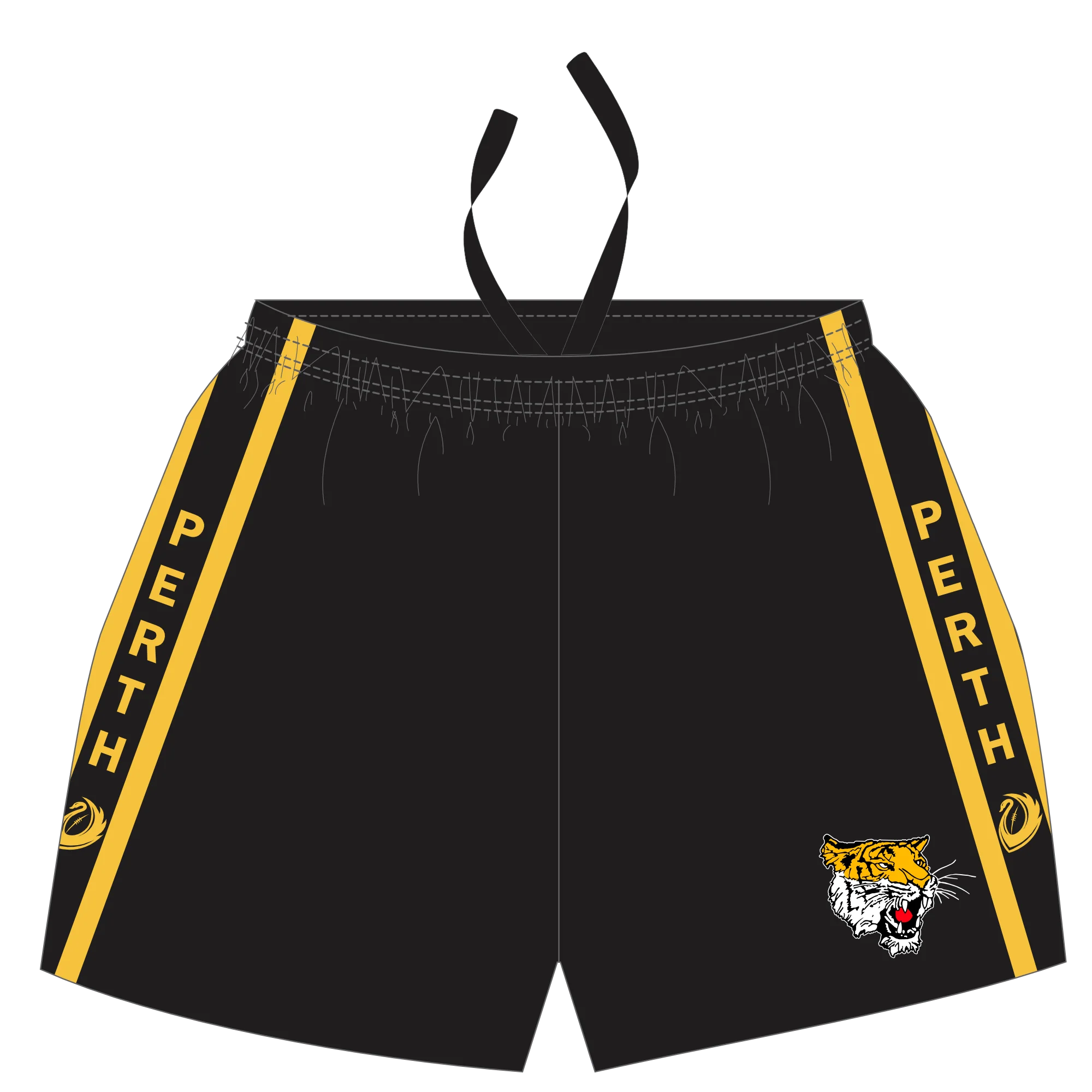 PFL24 Roleystone FC | BA Mens Home Shorts - Black