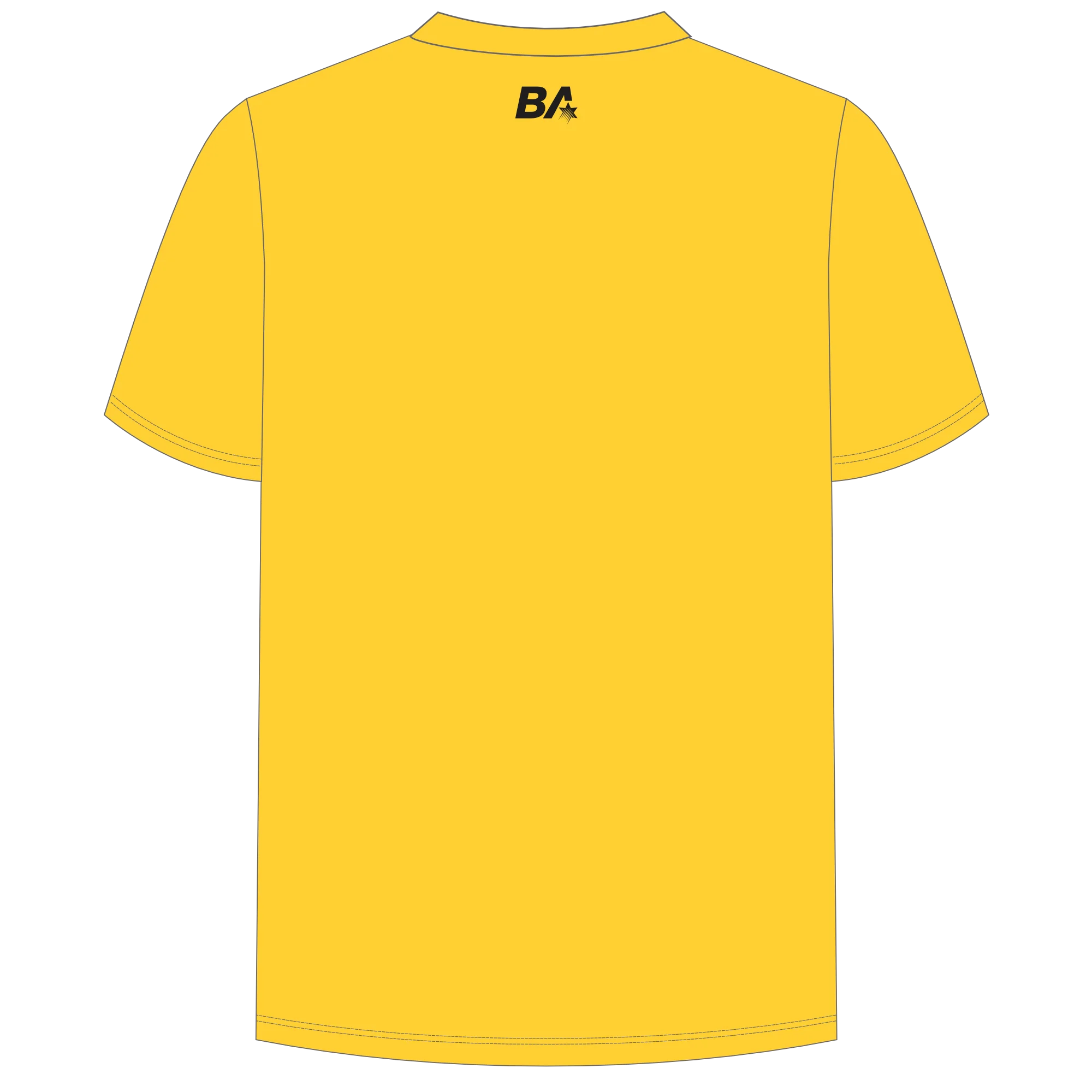 PFL24 Roleystone FC | BA Training Tee - GOLD - Image 2
