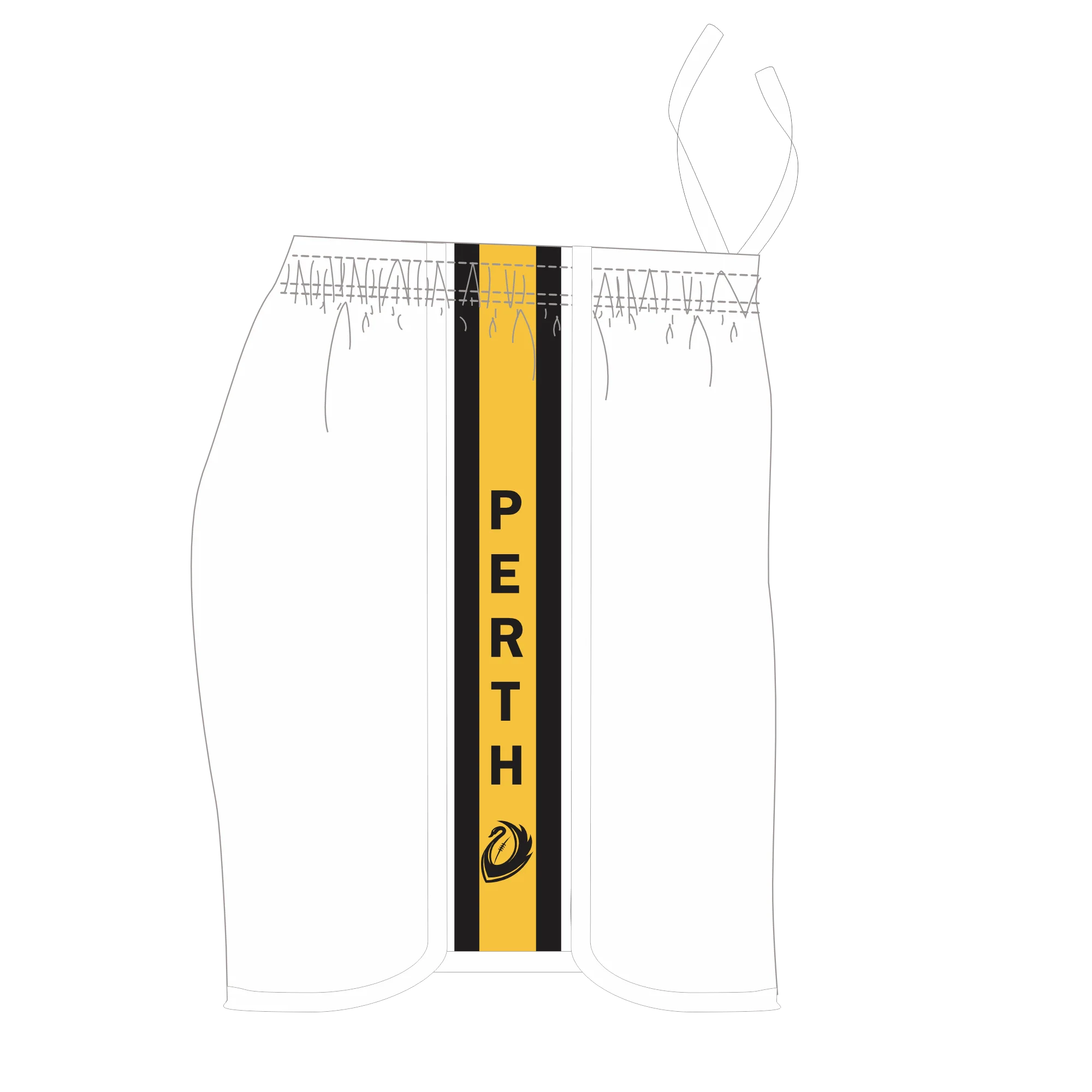 PFL24 Roleystone FC | BA Womens Away Shorts - White - Image 2