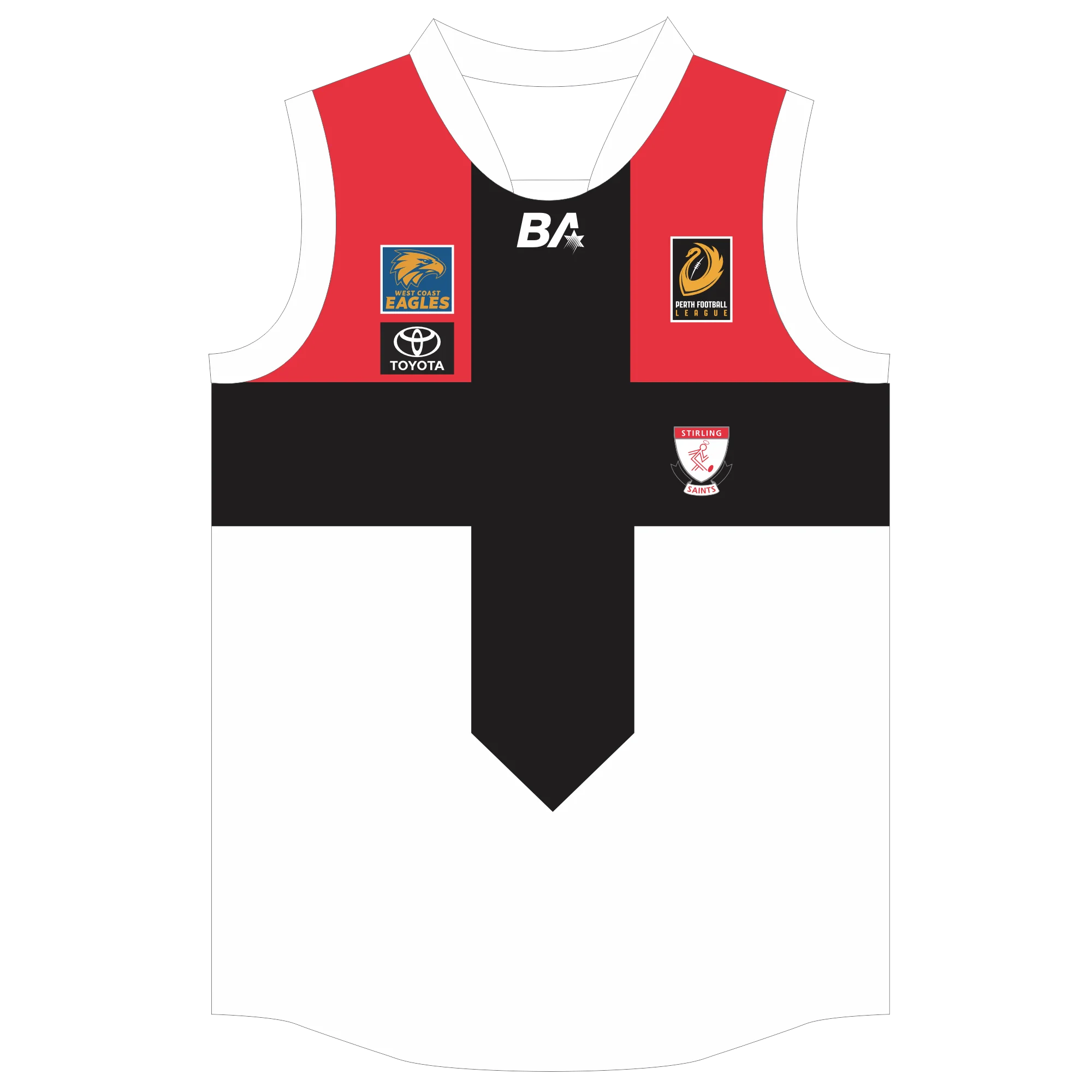 PFL24 Stirling Saints FC | BA Mens League Away Guernsey