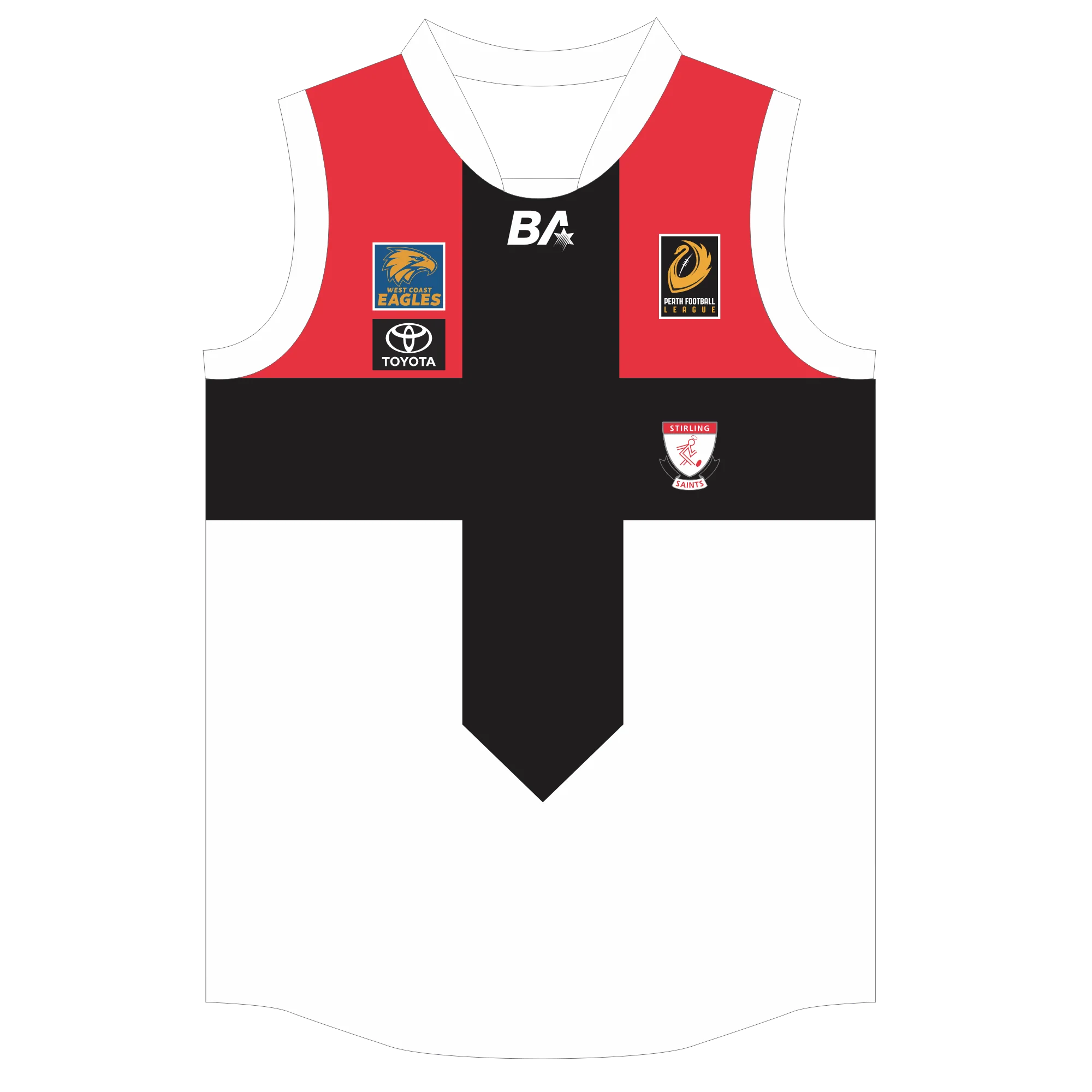PFL24 Stirling Saints FC | BA Mens Reserves Away Guernsey
