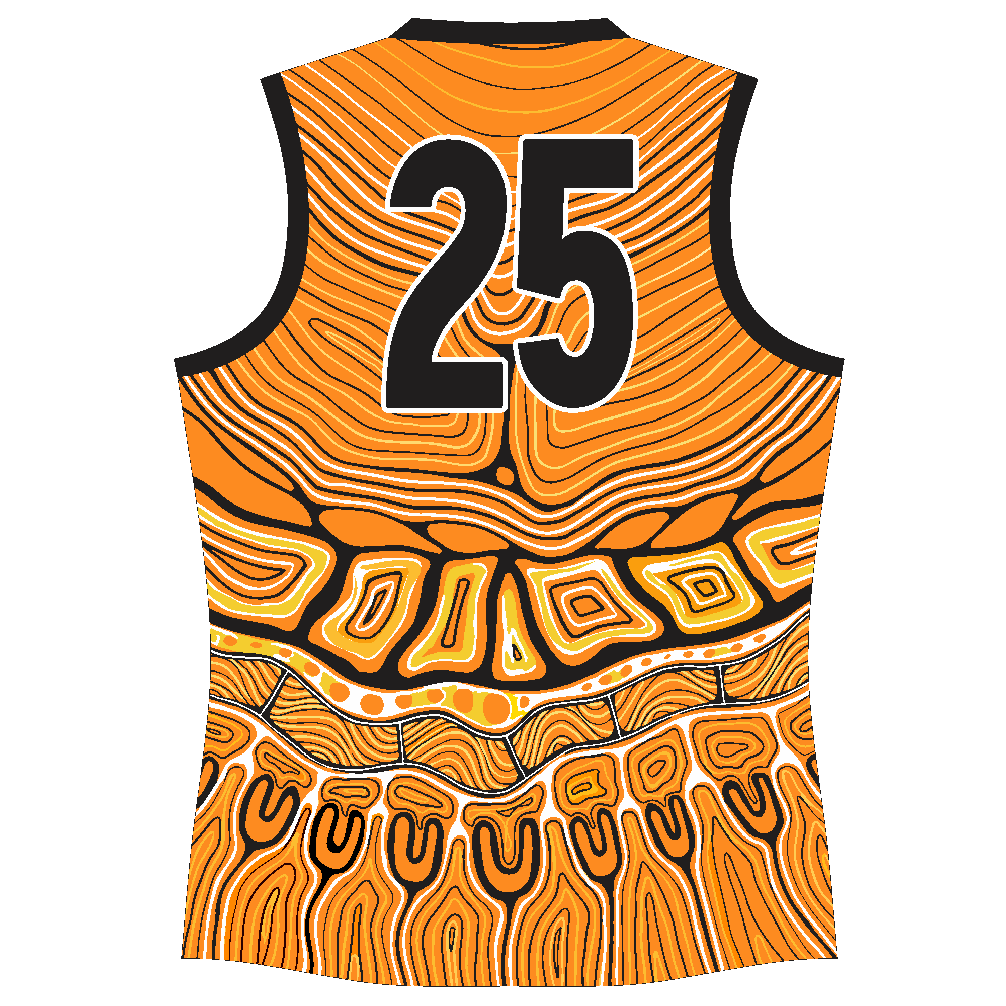 PFL24 Swan Athletic FC | NB Mens Indigenous Guernsey - Image 2