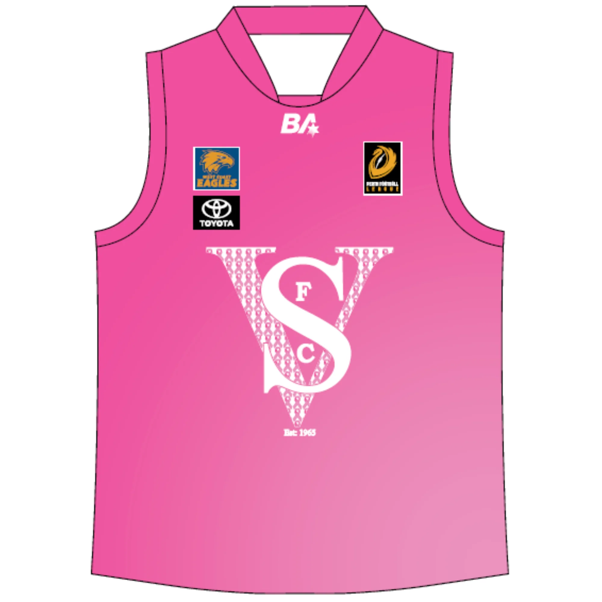 PFL24 Swan Valley FC | BA Womens Breast Cancer Guernsey