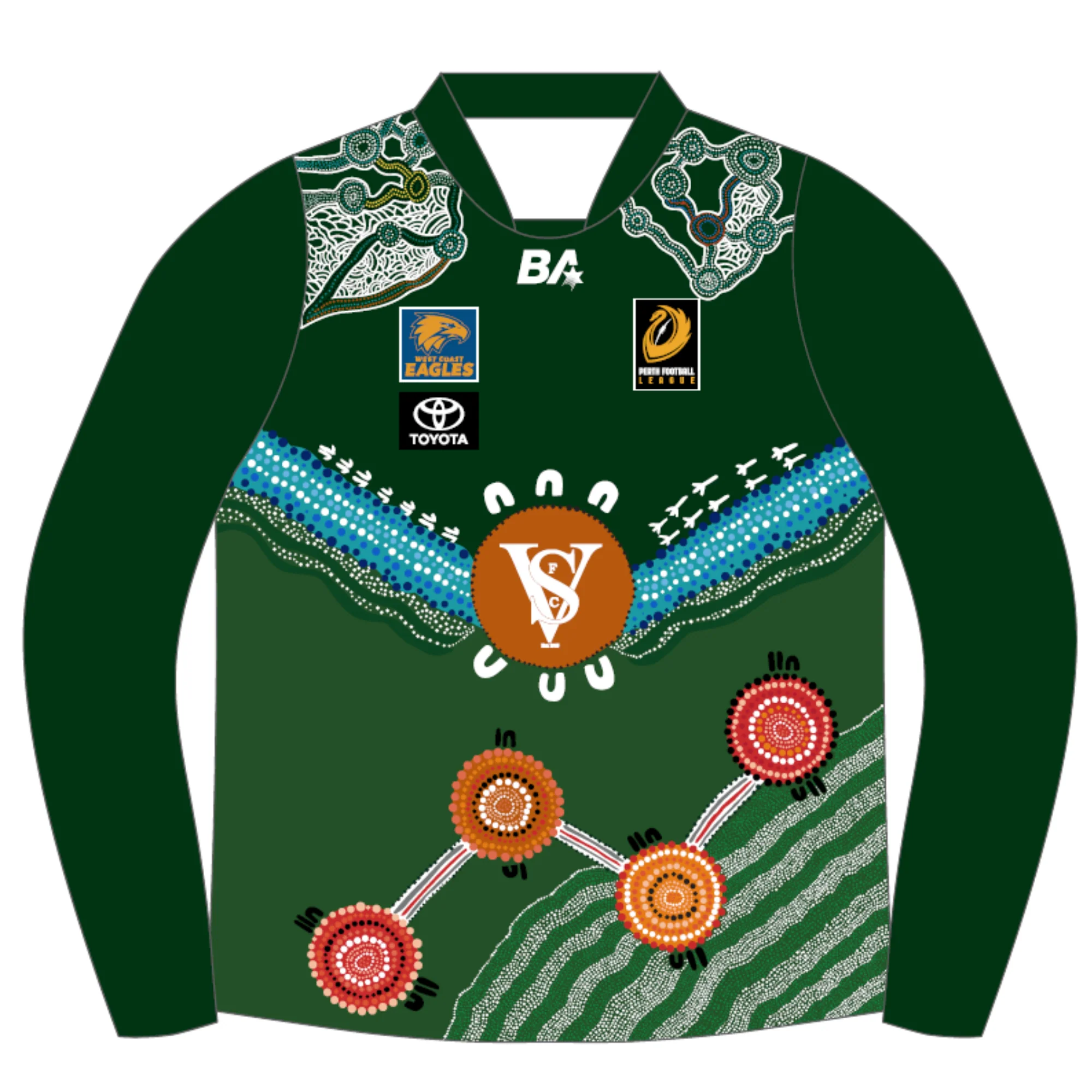 PFL24 Swan Valley FC | BA Womens Indigenous LS Guernsey