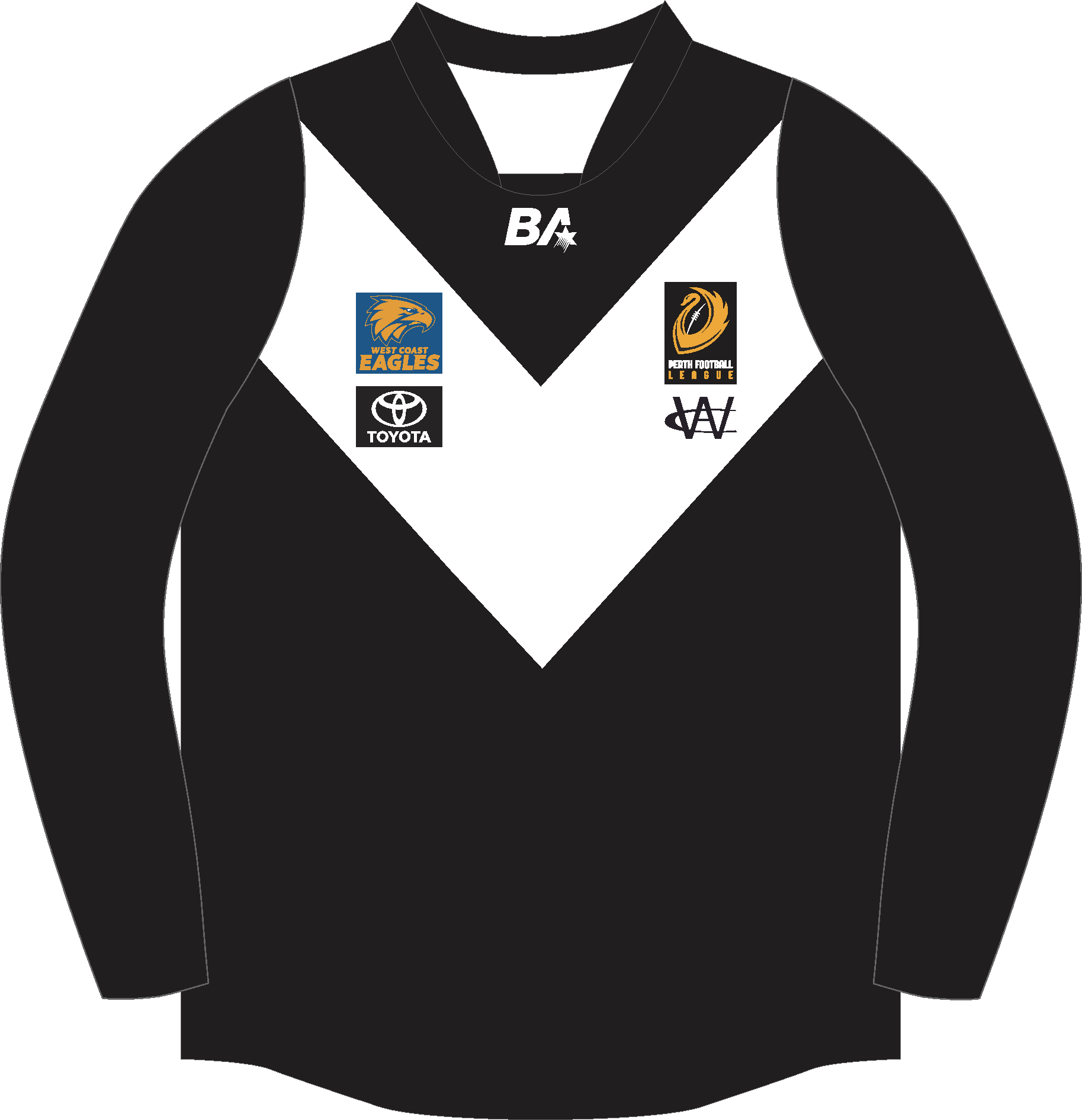 PFL24 Wembley FC | BA Mens League Long Sleeve Home Guernsey