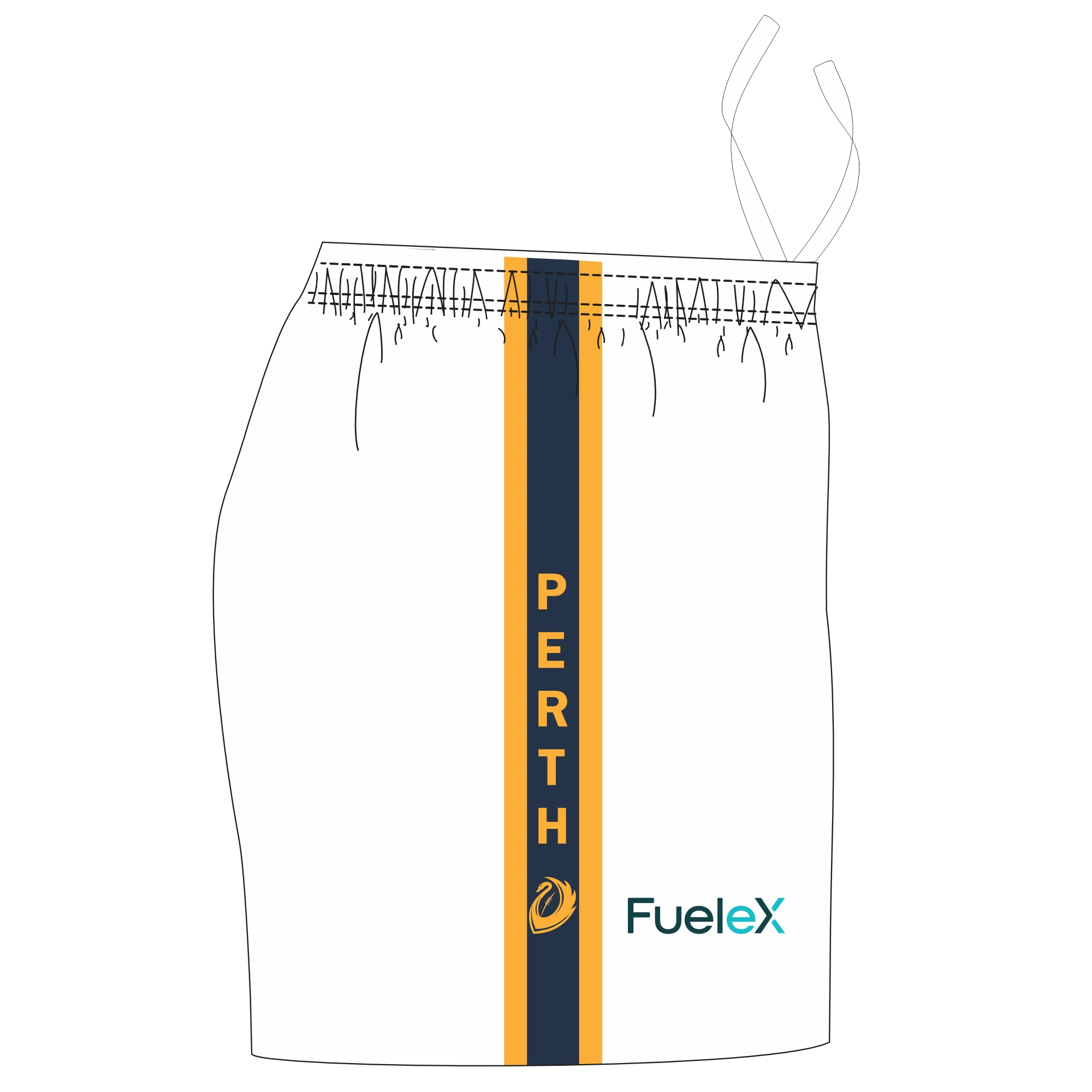 PFL24 West Coast FC | BA Mens Away Overseas Shorts - Image 2