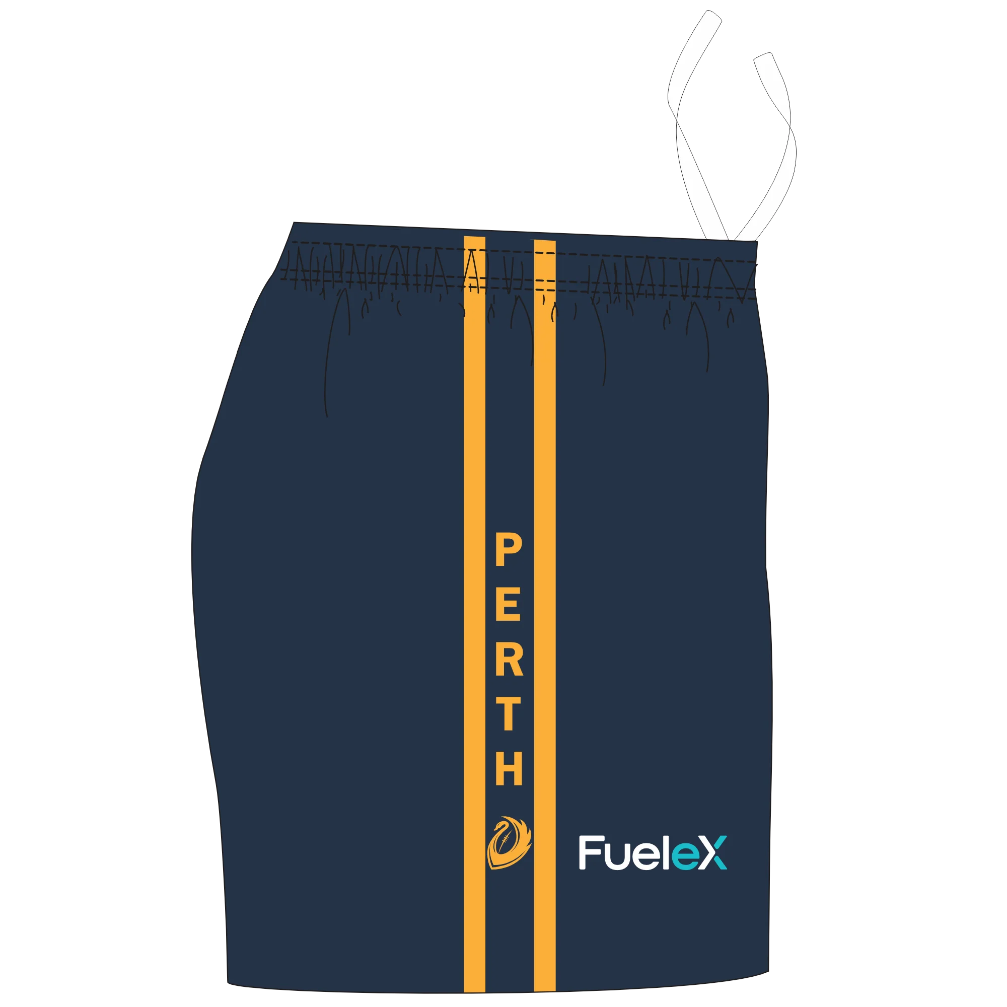 PFL24 West Coast FC | BA Mens Home Overseas Shorts - Image 2