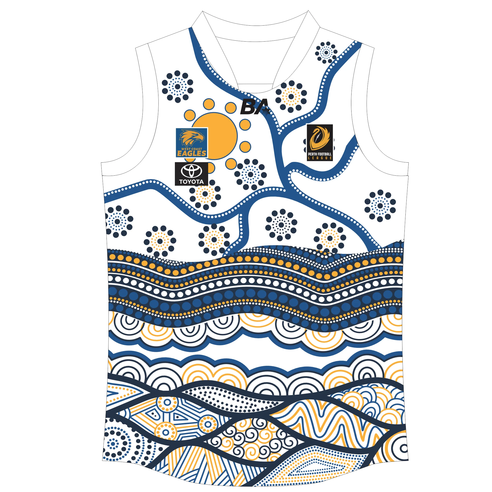 PFL24 West Coast FC | Mens Indigenous Overseas Guernseys