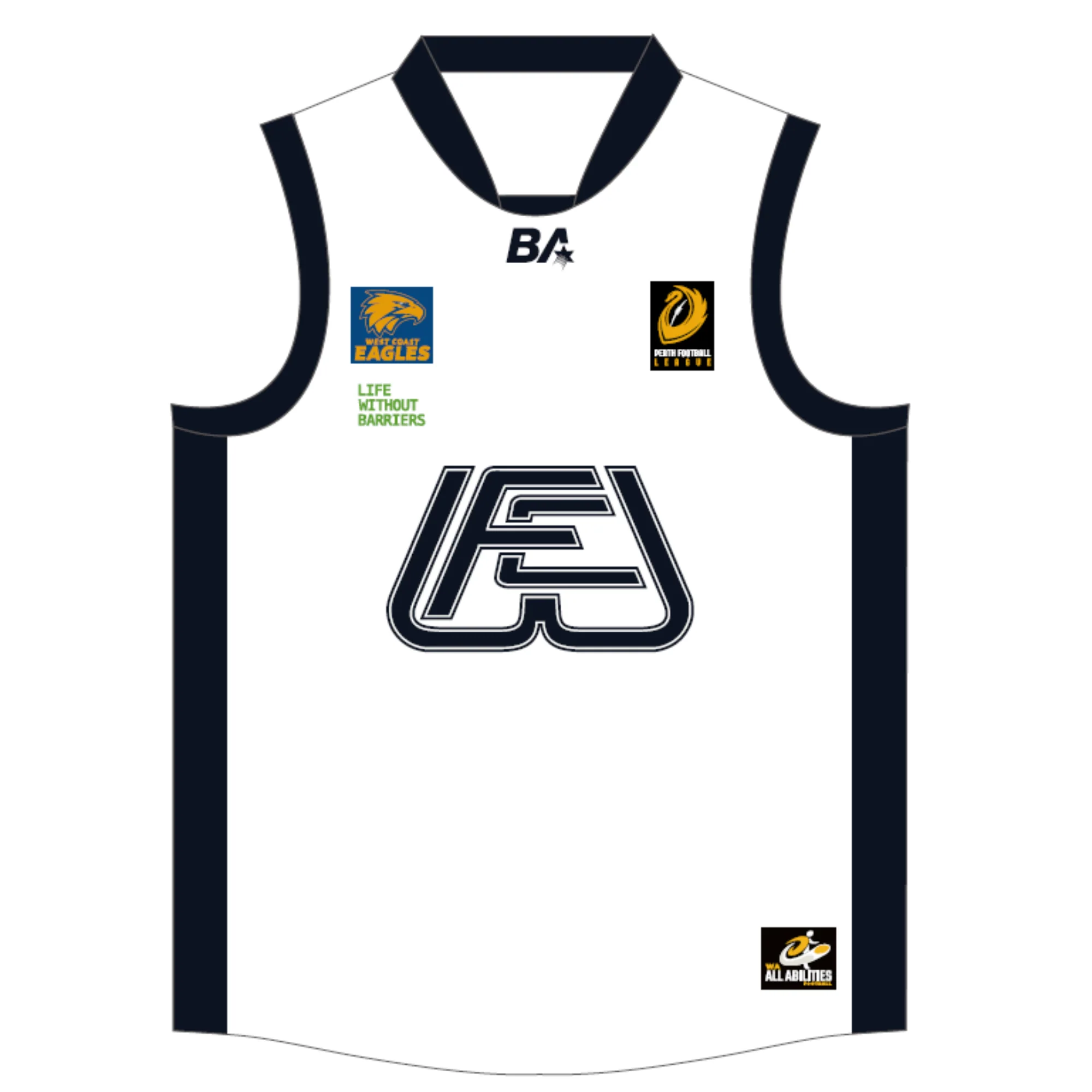 PFL24 Willetton FC | BA Mens Integrated Away Guernsey LOCAL